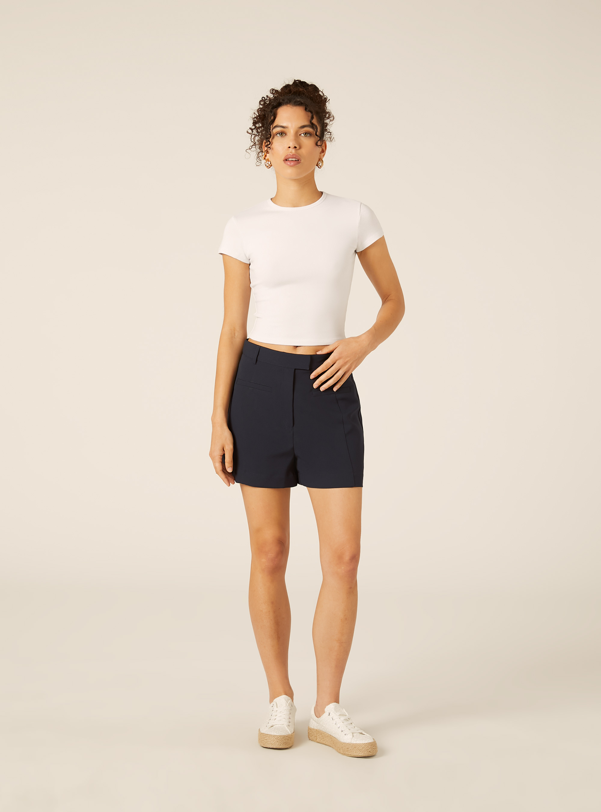 Maglietta in cotone slim fit, WH3 WHITE