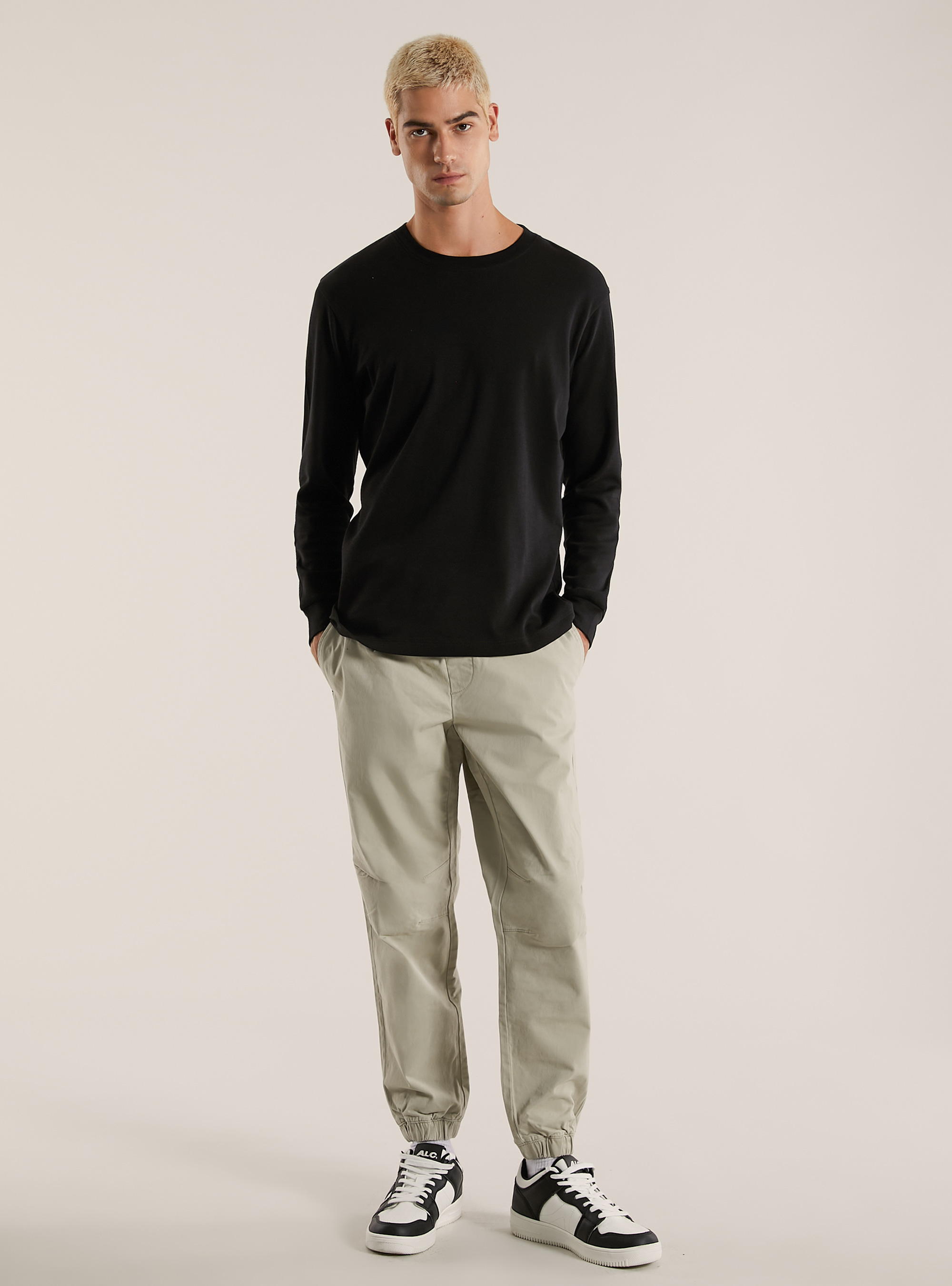 Maglia girocollo, BK1 BLACK