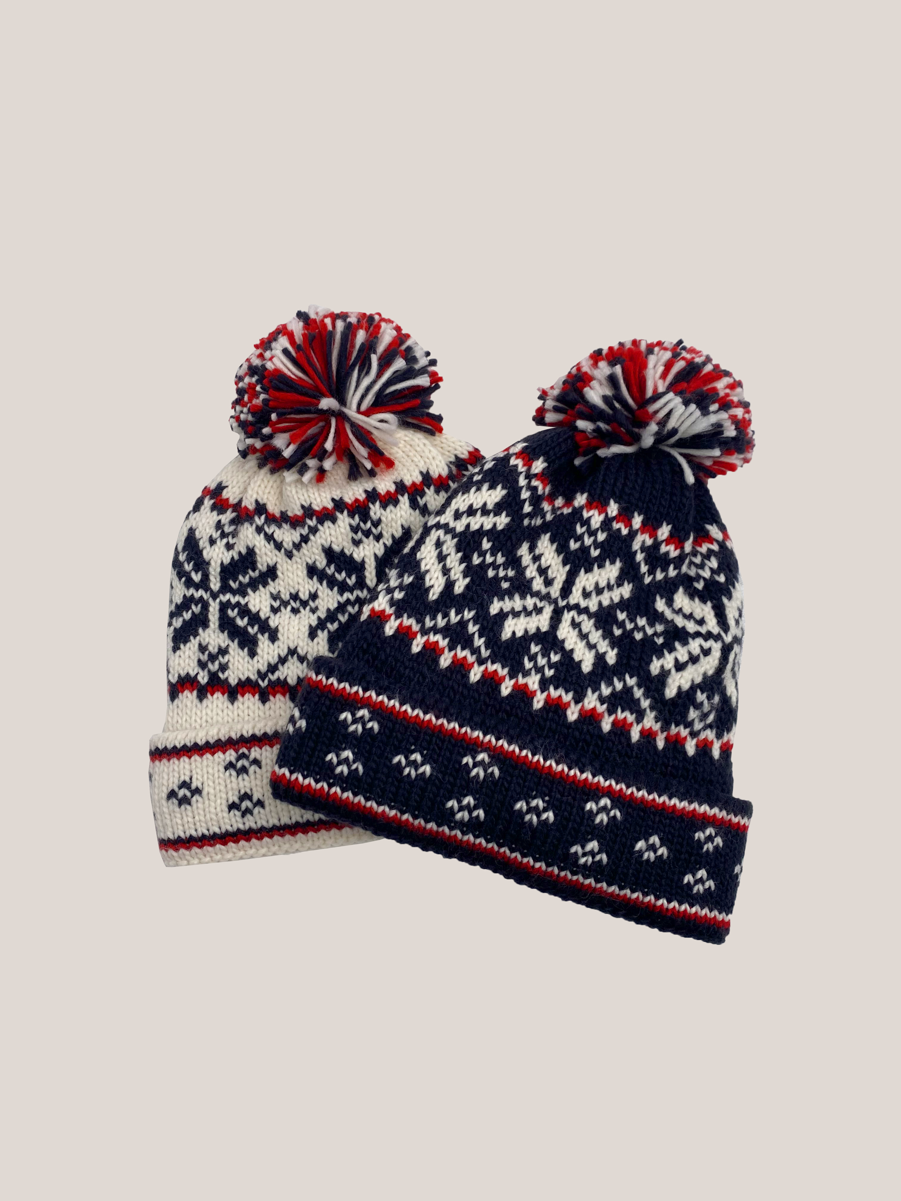 Cappello con pon pon, WHITE