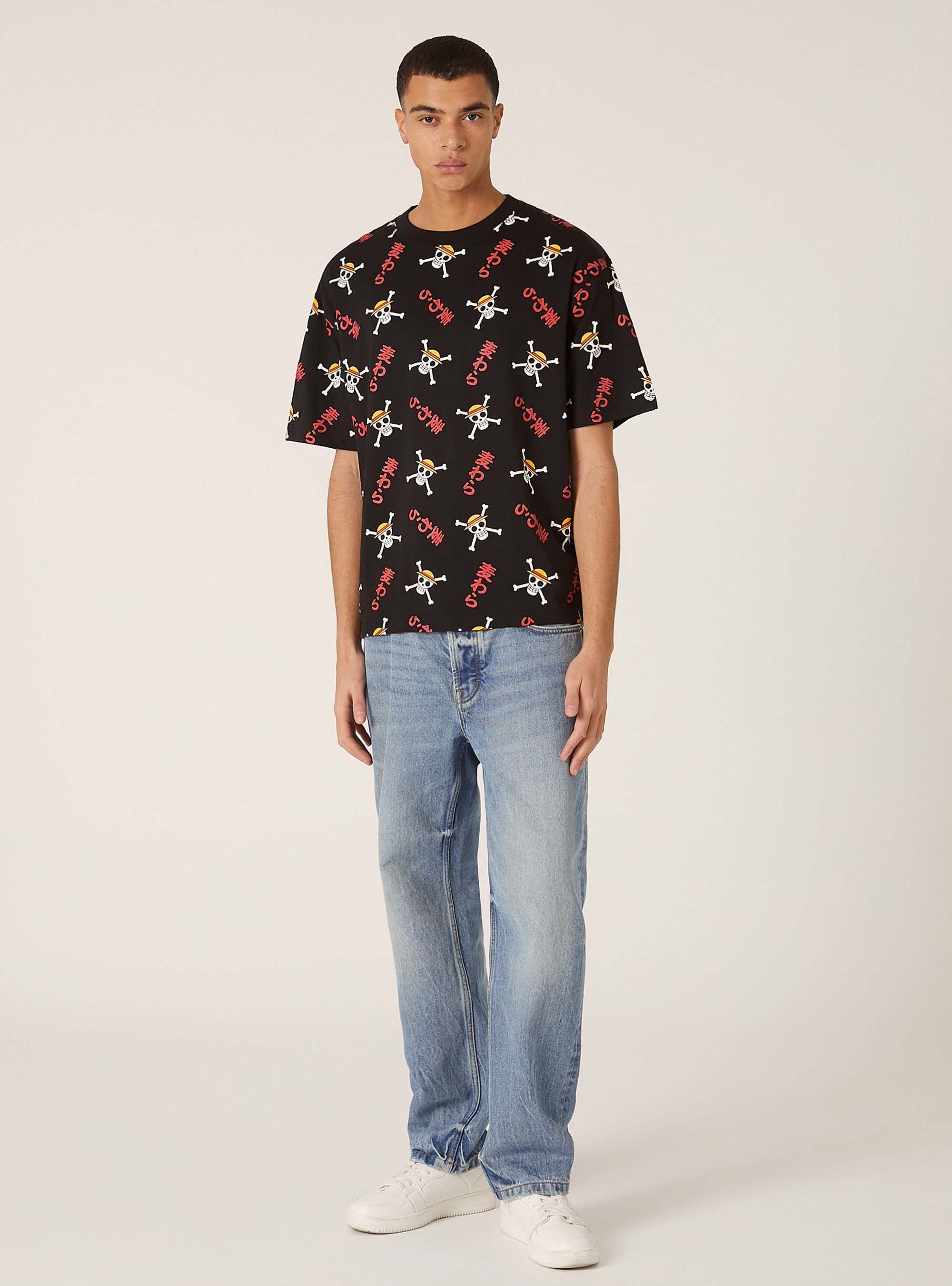 One Piece / Alcott T-Shirt im Boxy-Schnitt, BK1 BLACK