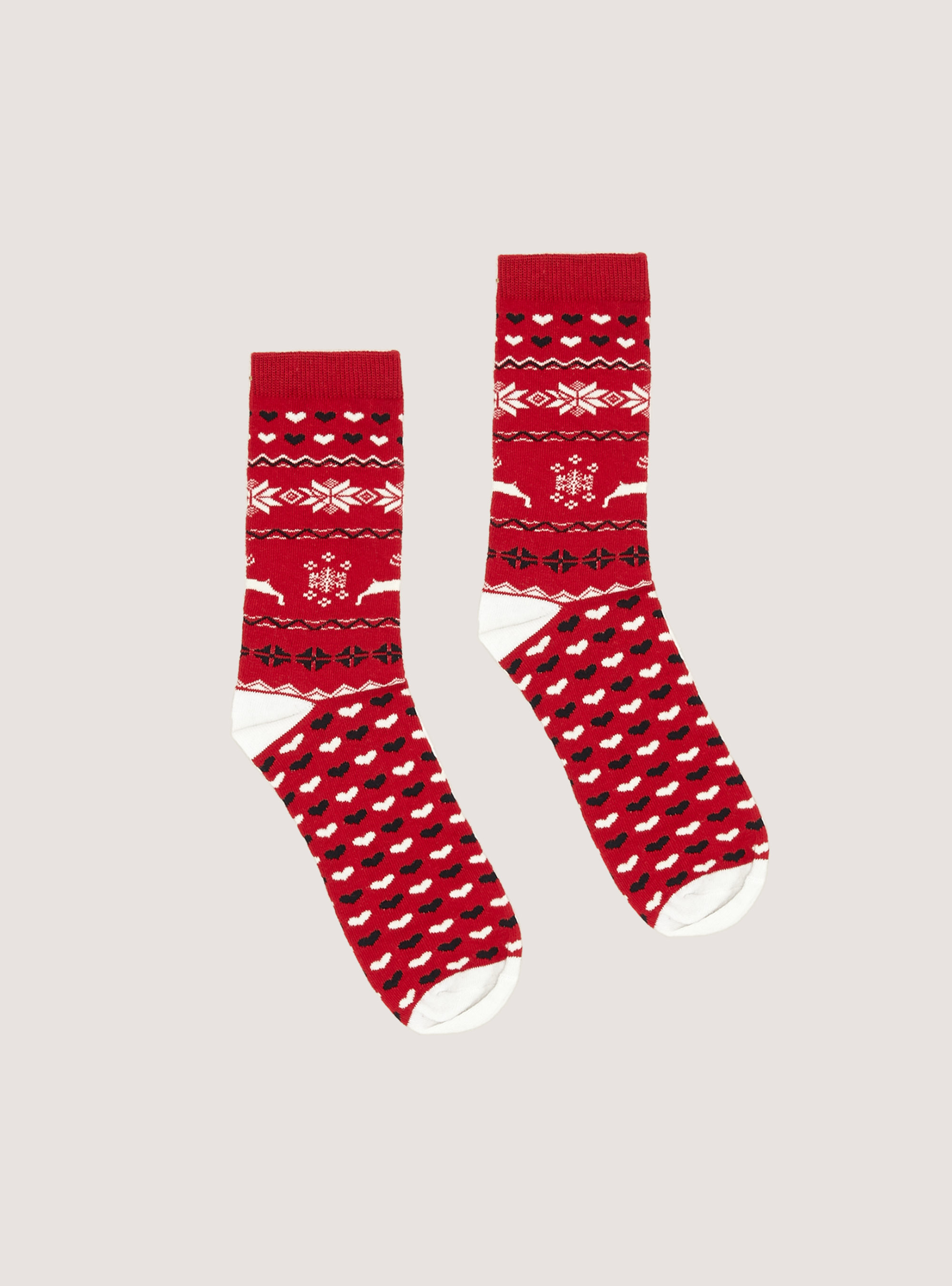 Set of 2 pairs of Christmas socks, XMAS