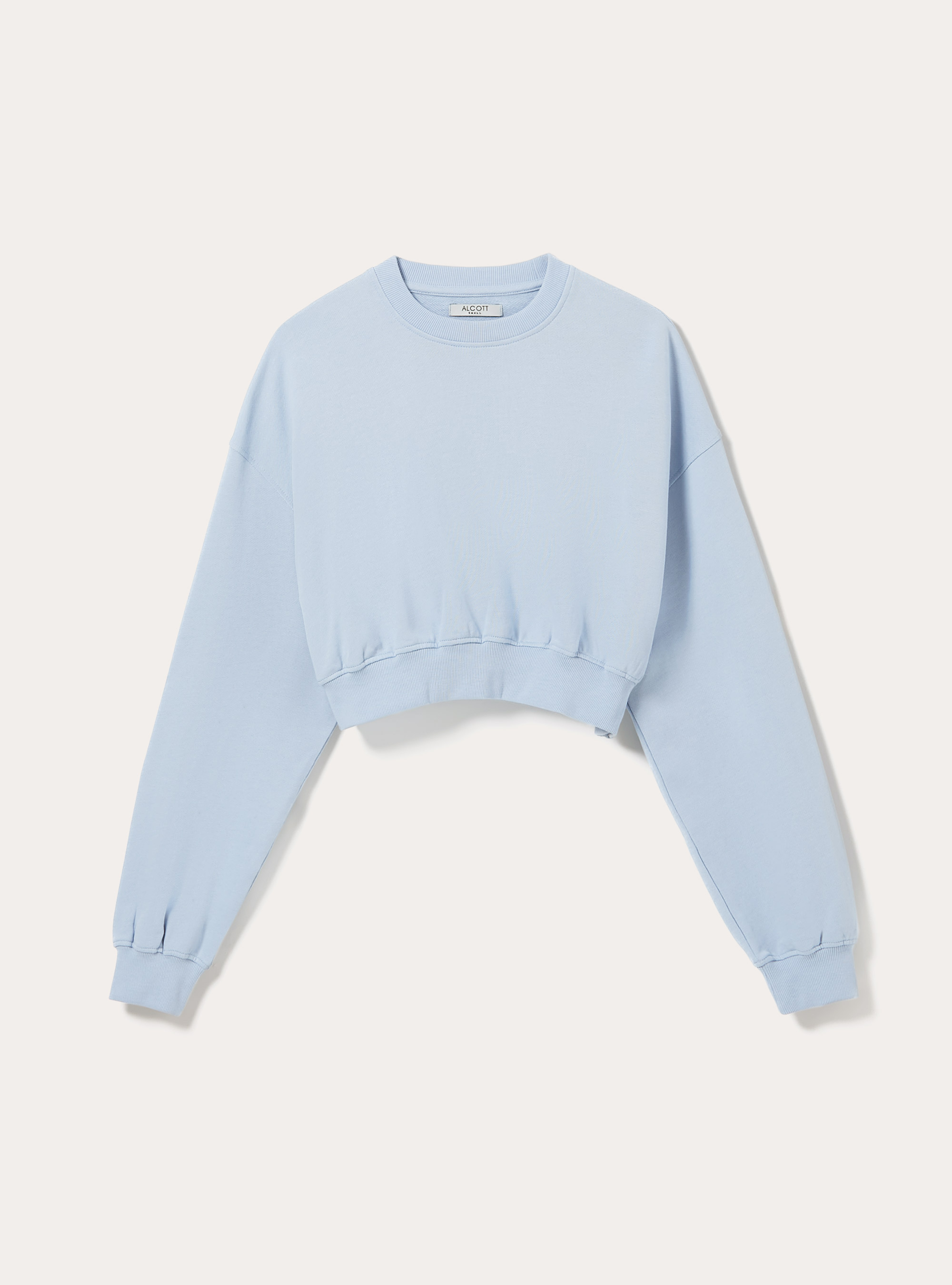 Sweatshirt mit Rundhalsausschnitt, IN3 INDIGO LIGHT