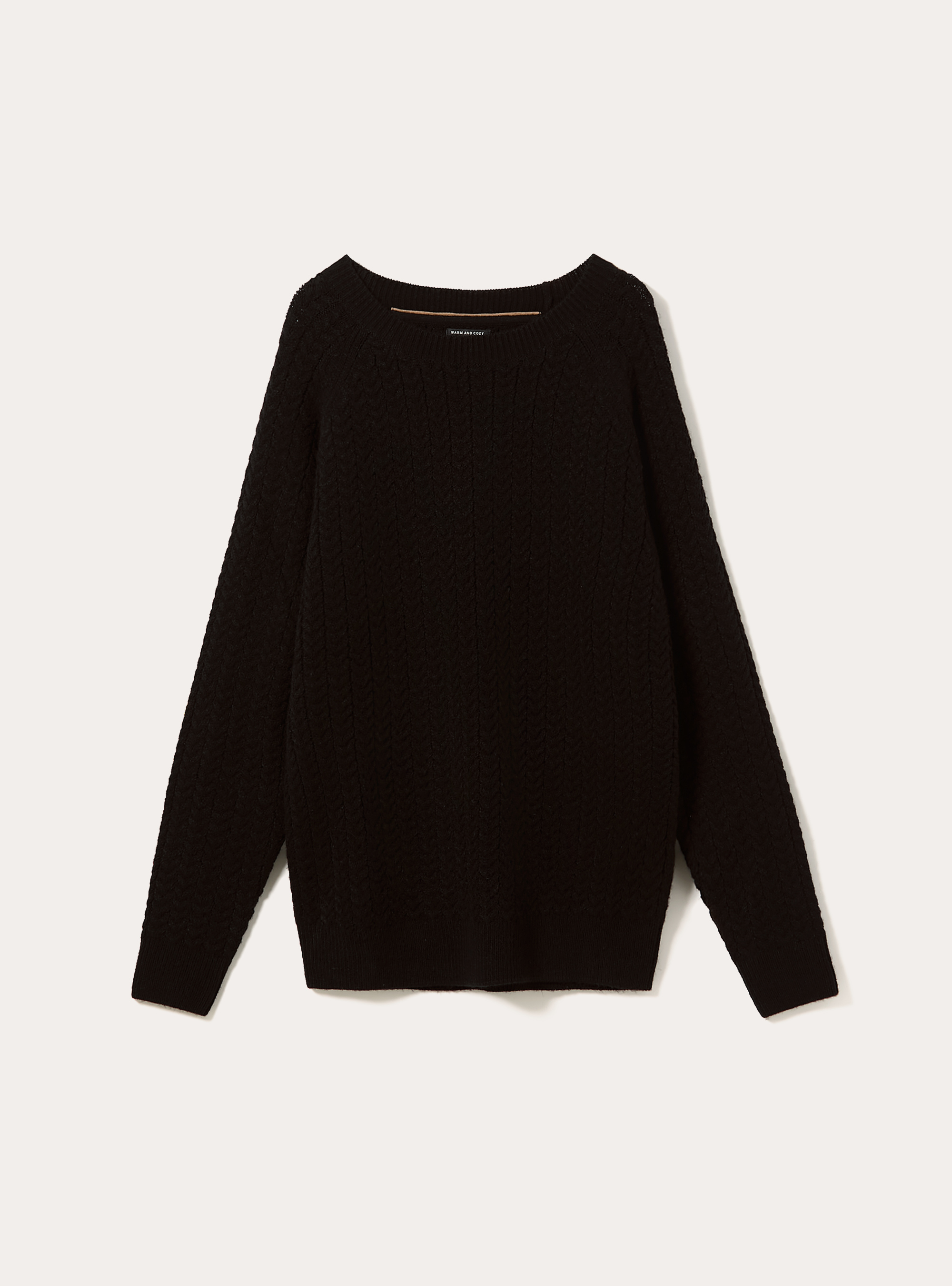 Maglione girocollo, BK1 BLACK