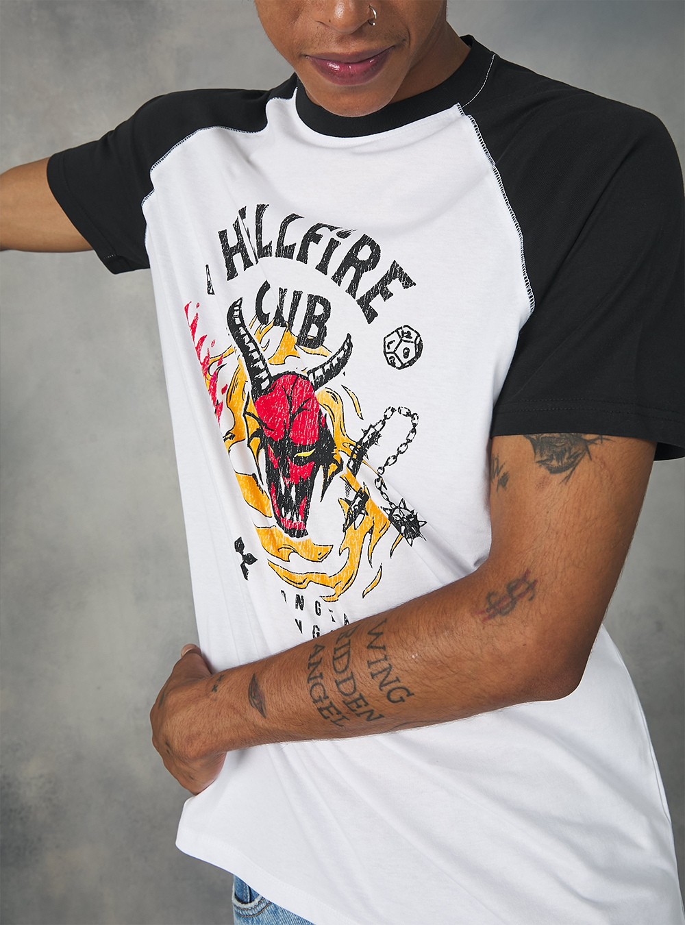 Stranger Things / T-shirt Alcott, WH3 WHITE