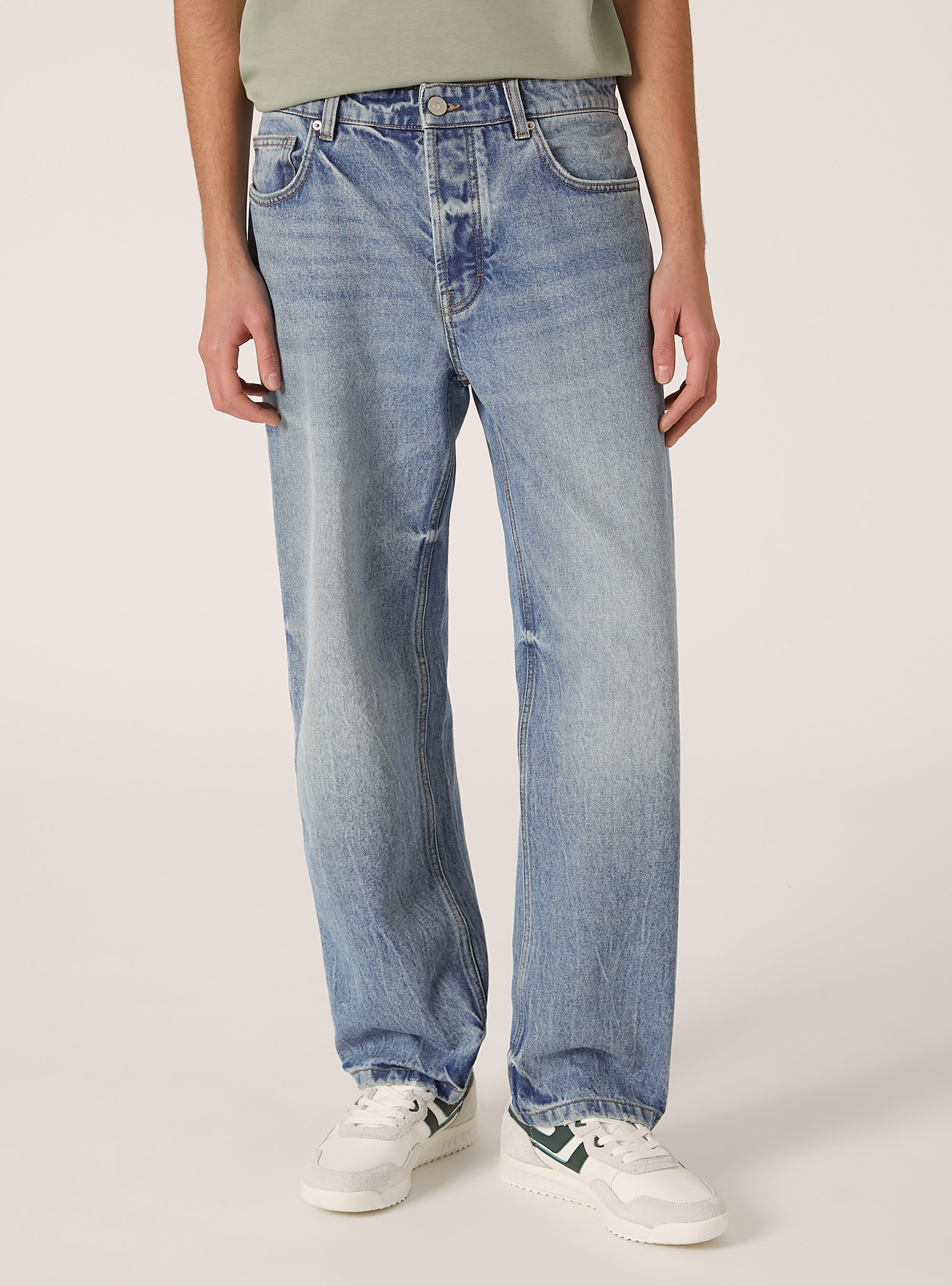 Straight Fit Jeans, D003 MEDIUM BLUE