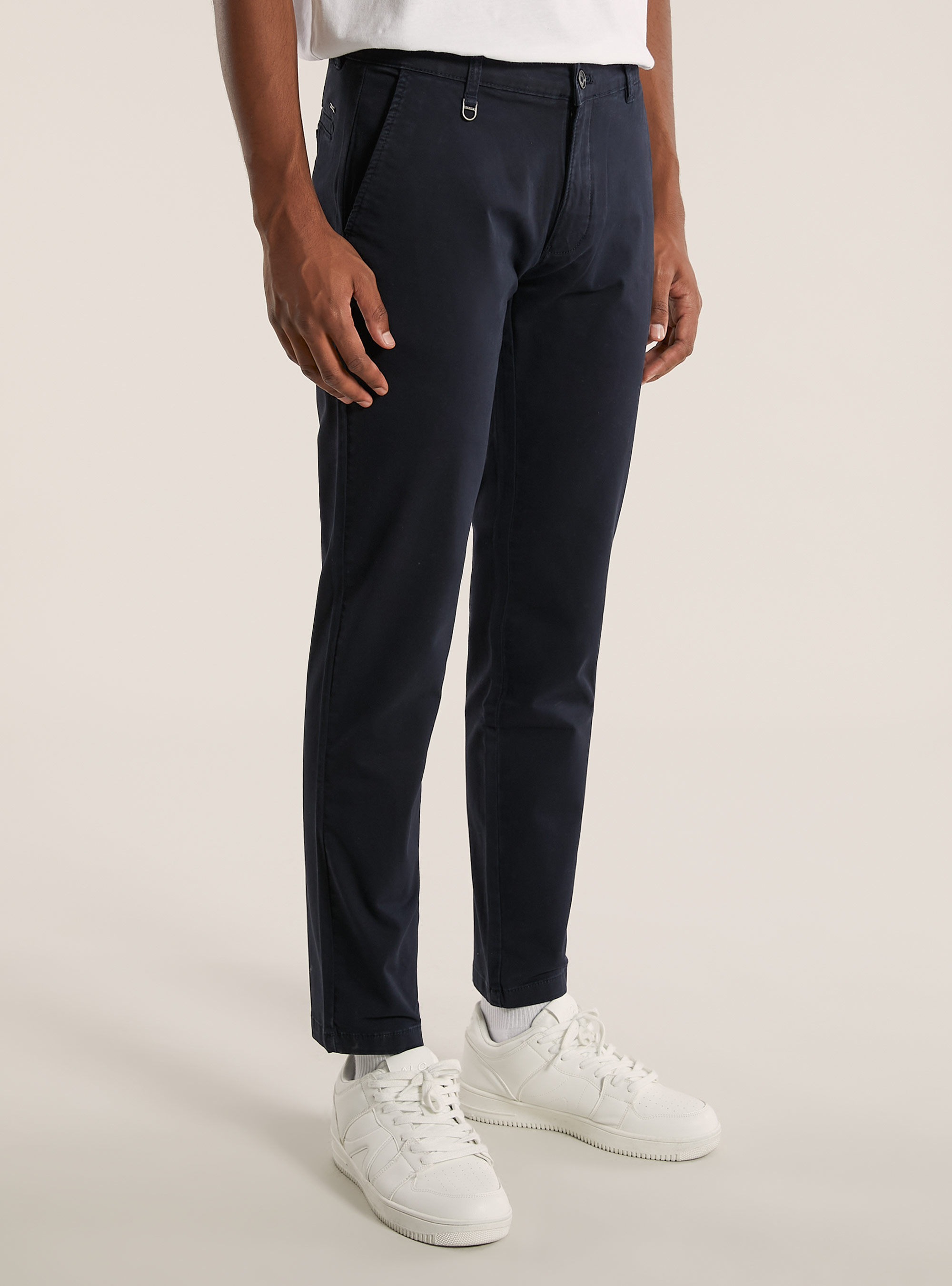 Skinny fit stretch twill chinos, NA1 NAVY DARK