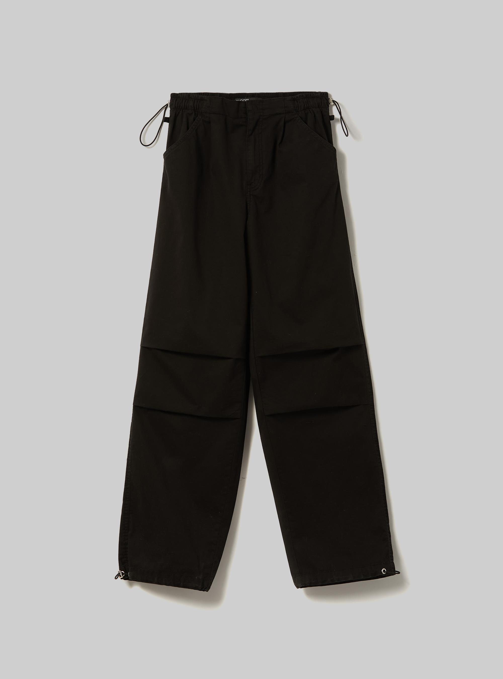 【BAON】[unisex] pintuck banding parachute wide linen P Summer Wave Pintuck Linen Wide Slacks – K-FASHION