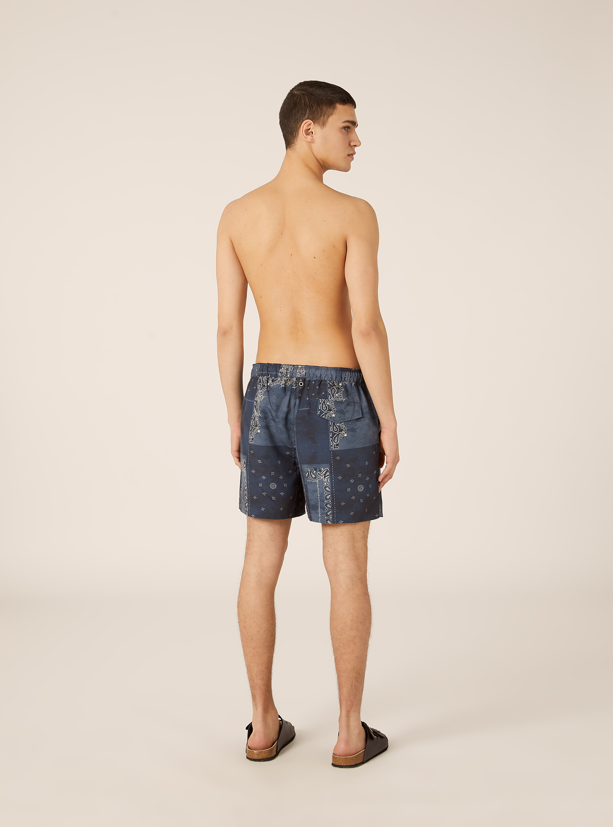 Costume con stampa bandana, NA1 NAVY DARK