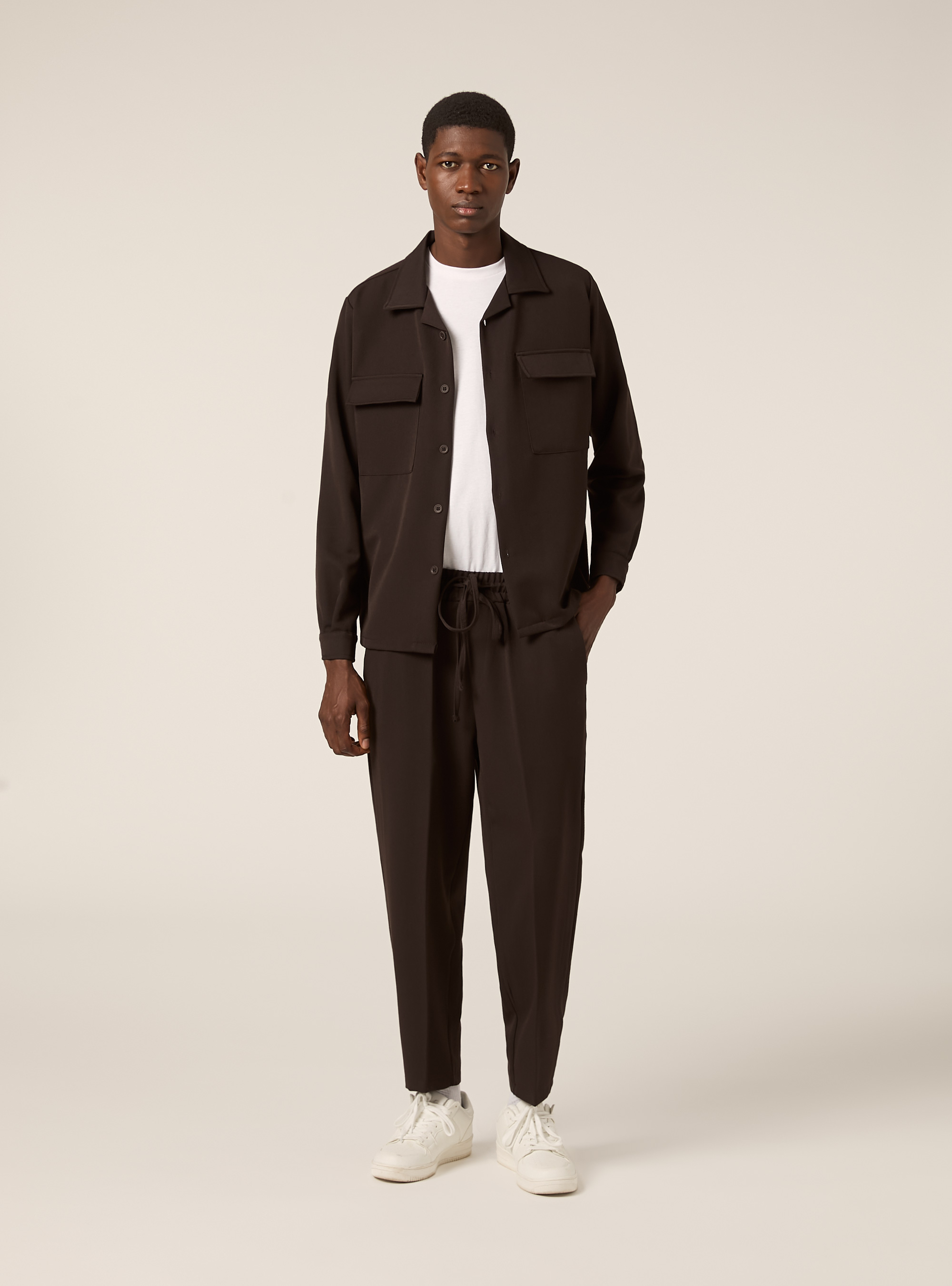 Jogger Pants, BR1 BROWN DARK