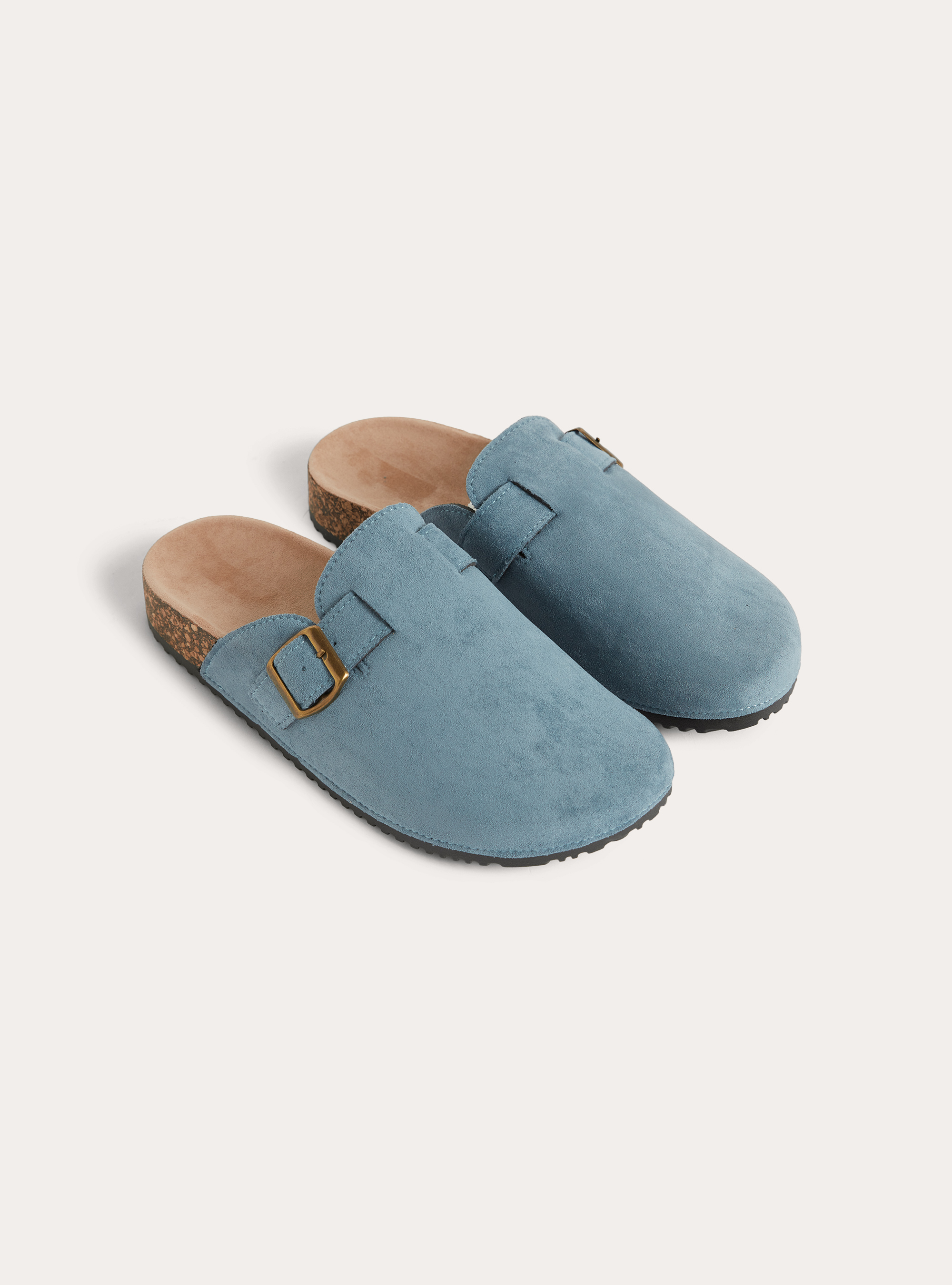 Sabot basso con fibbia, AZ2 AZURE MEDIUM