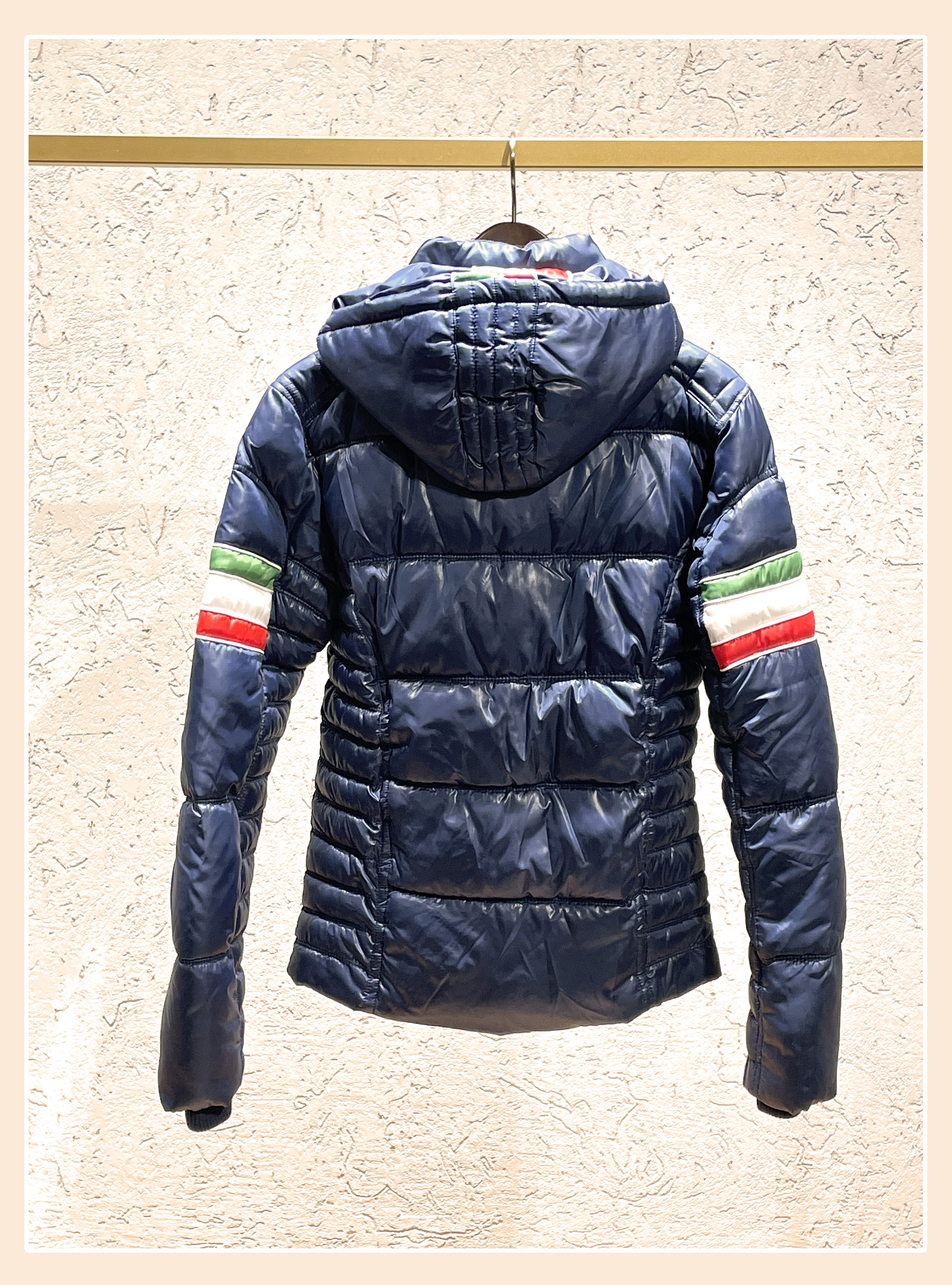 Giubbotto imbottito con cappuccio ALCOTT, BLUE