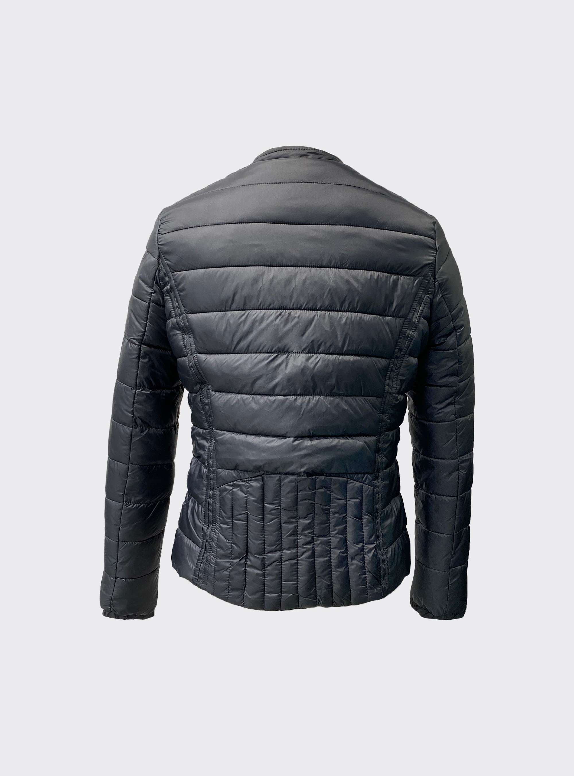 Giubbotto imbottito con zip laterale, C119 GREY