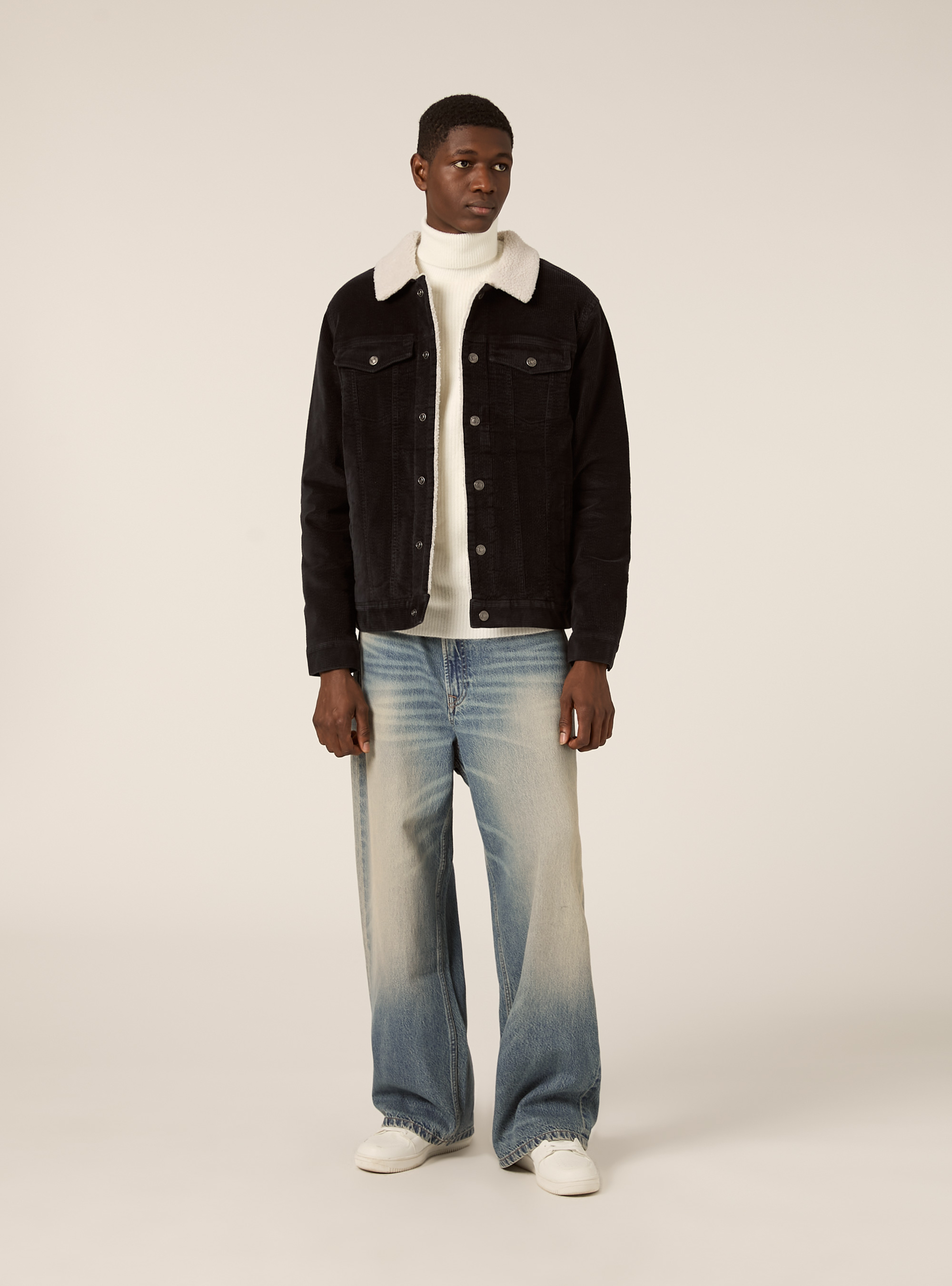 Giubbino in velluto a coste, GY1 GREY DARK