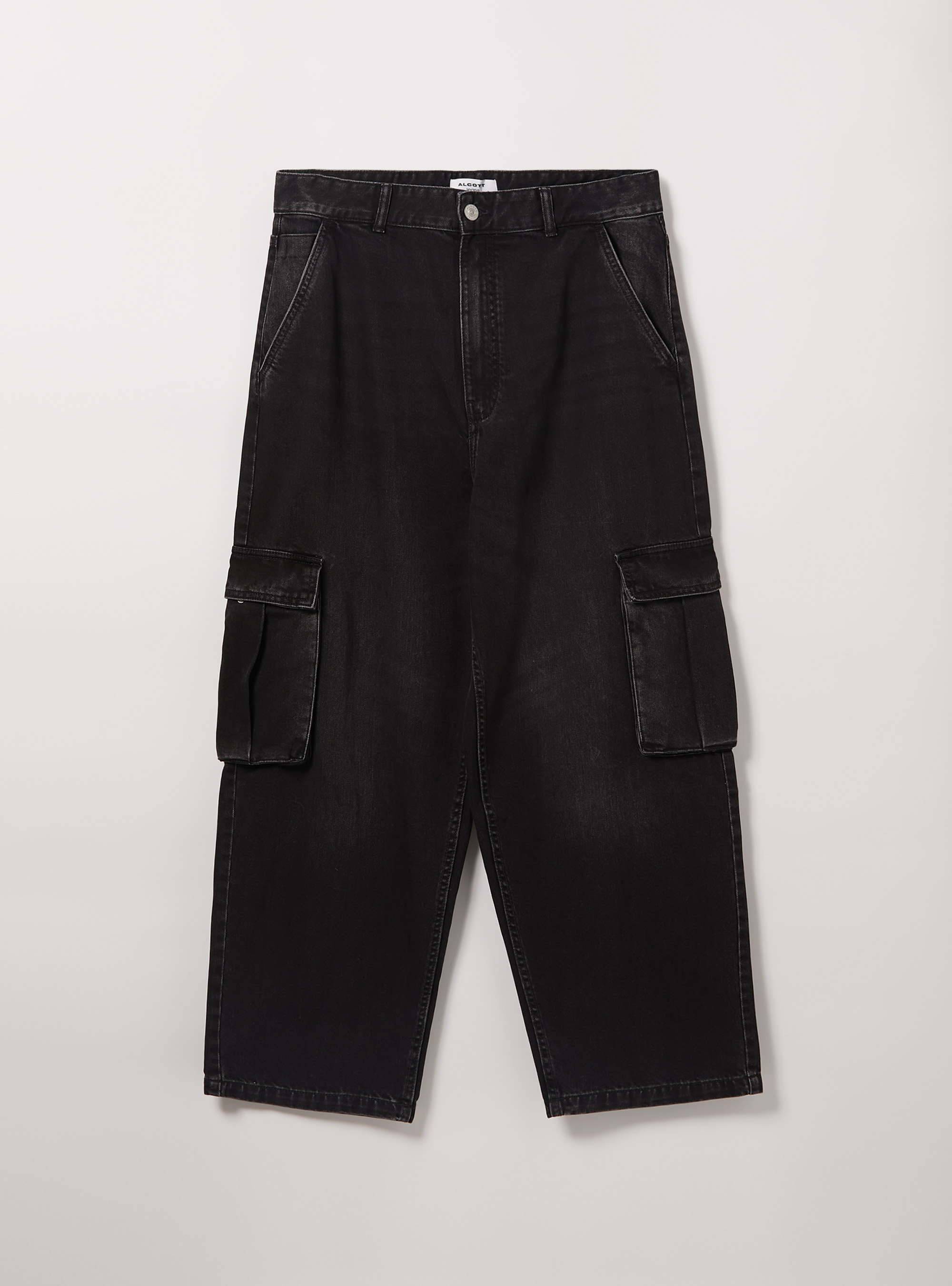 Cargo skater jeans relaxed fit, D000 BLACK