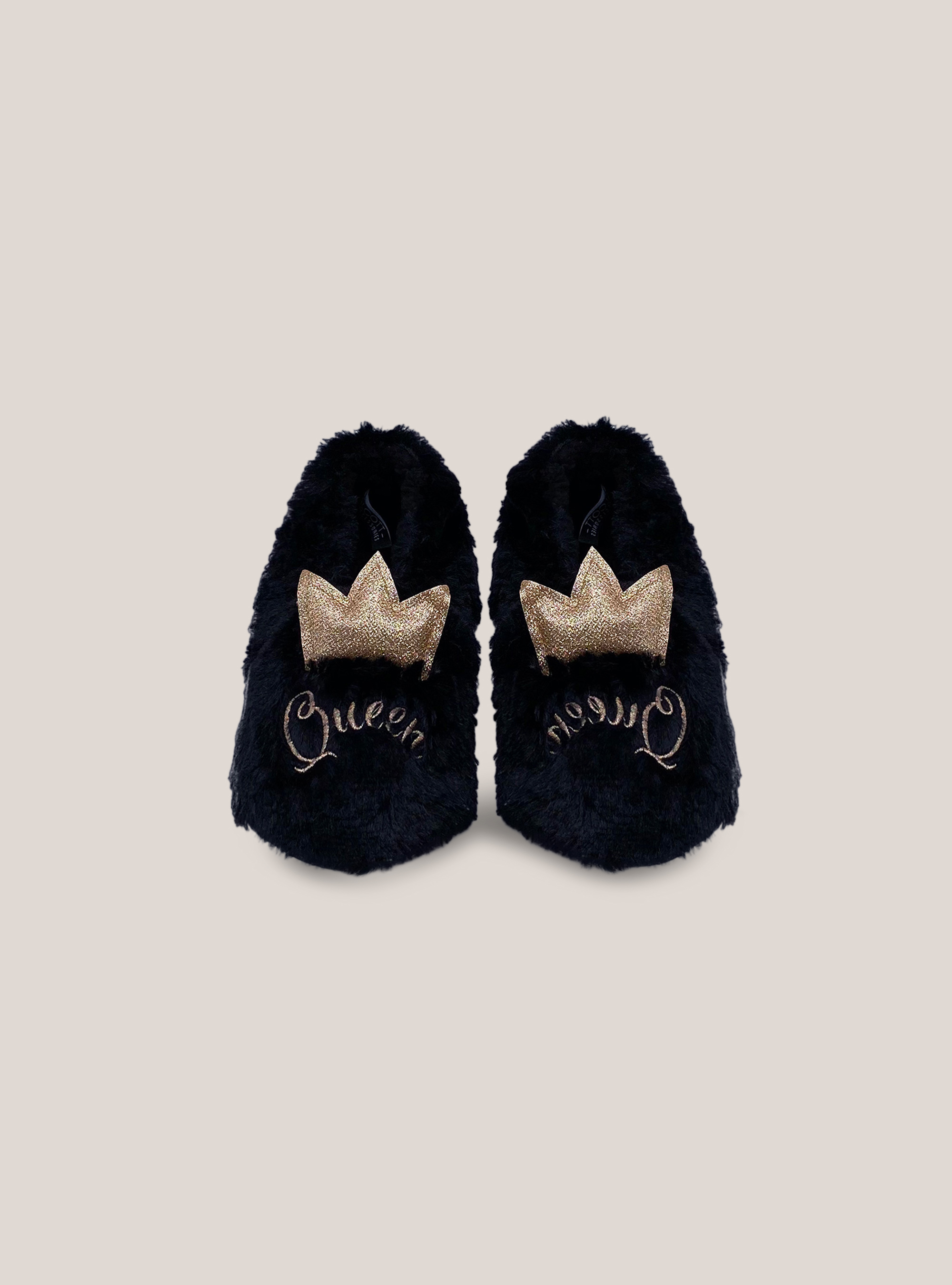 Pantofole queen con fascia abbinata, C101 BLACK