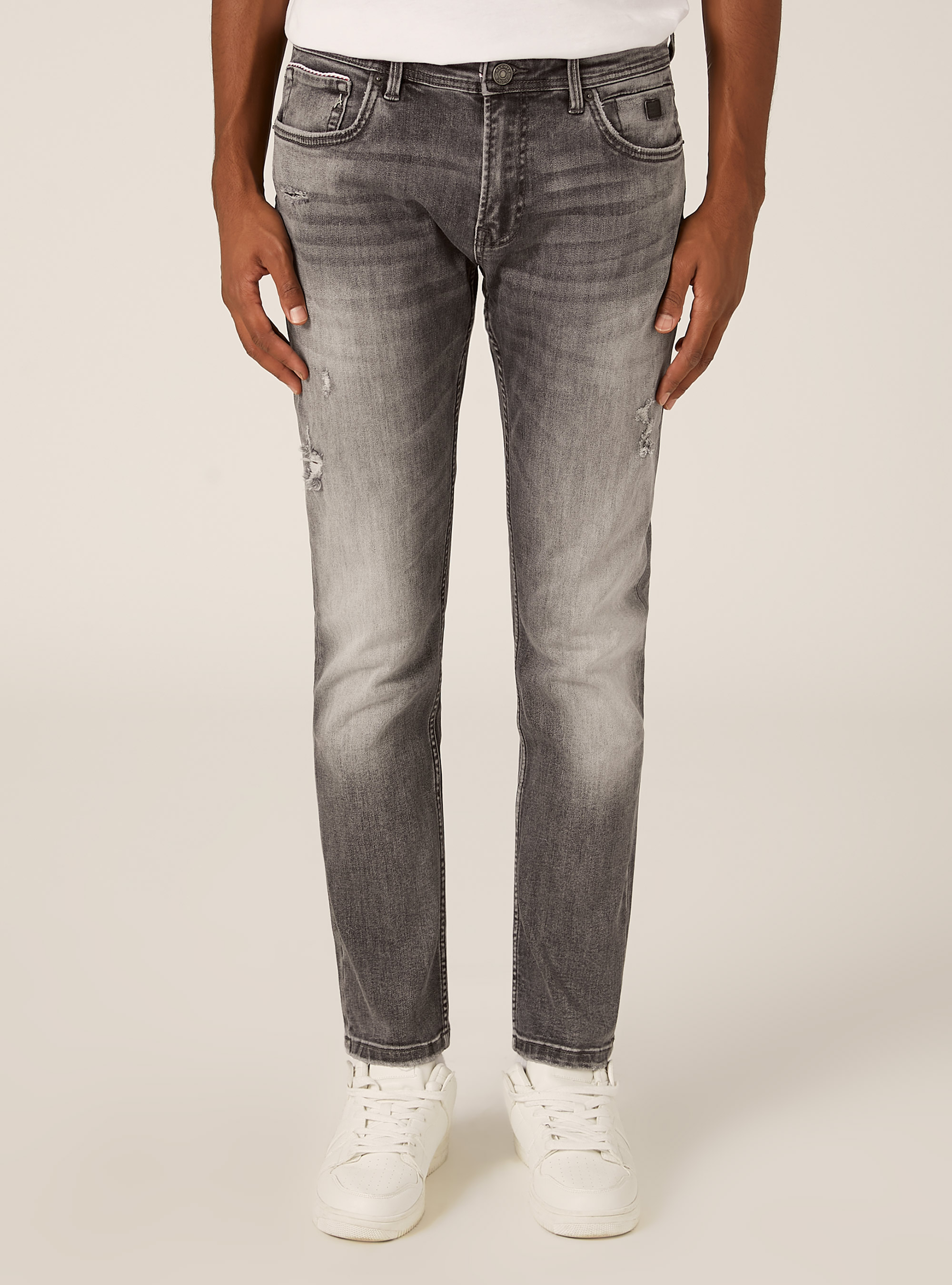 Vaqueros pitillo, D00G GREY