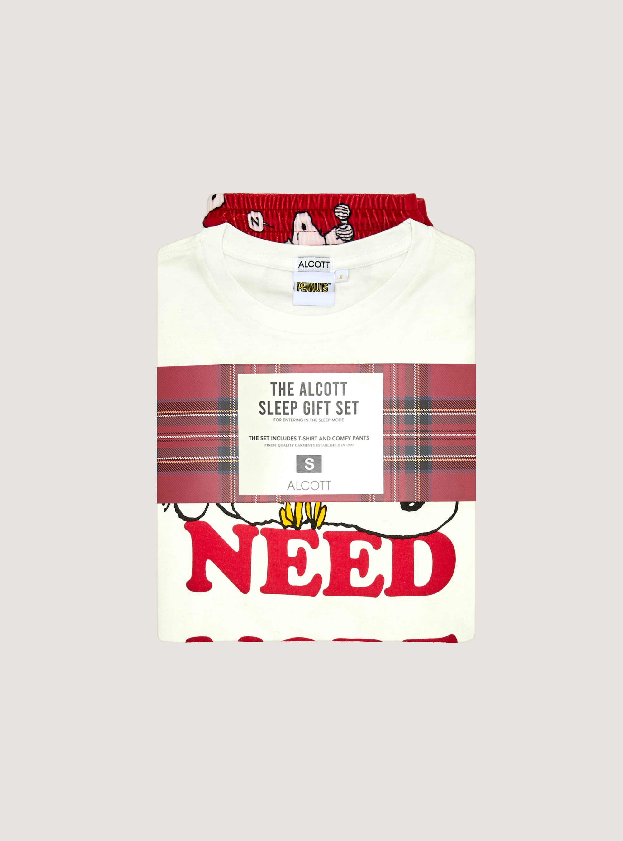 Pigiama Peanuts x Christmas Family Collection, WH2 WHITE