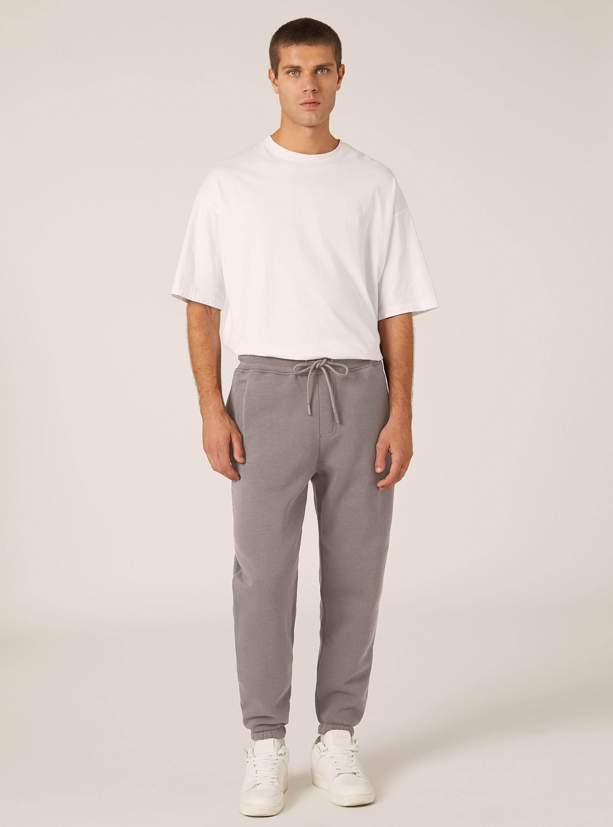 Fleece jogger pants, GY2 GREY MEDIUM