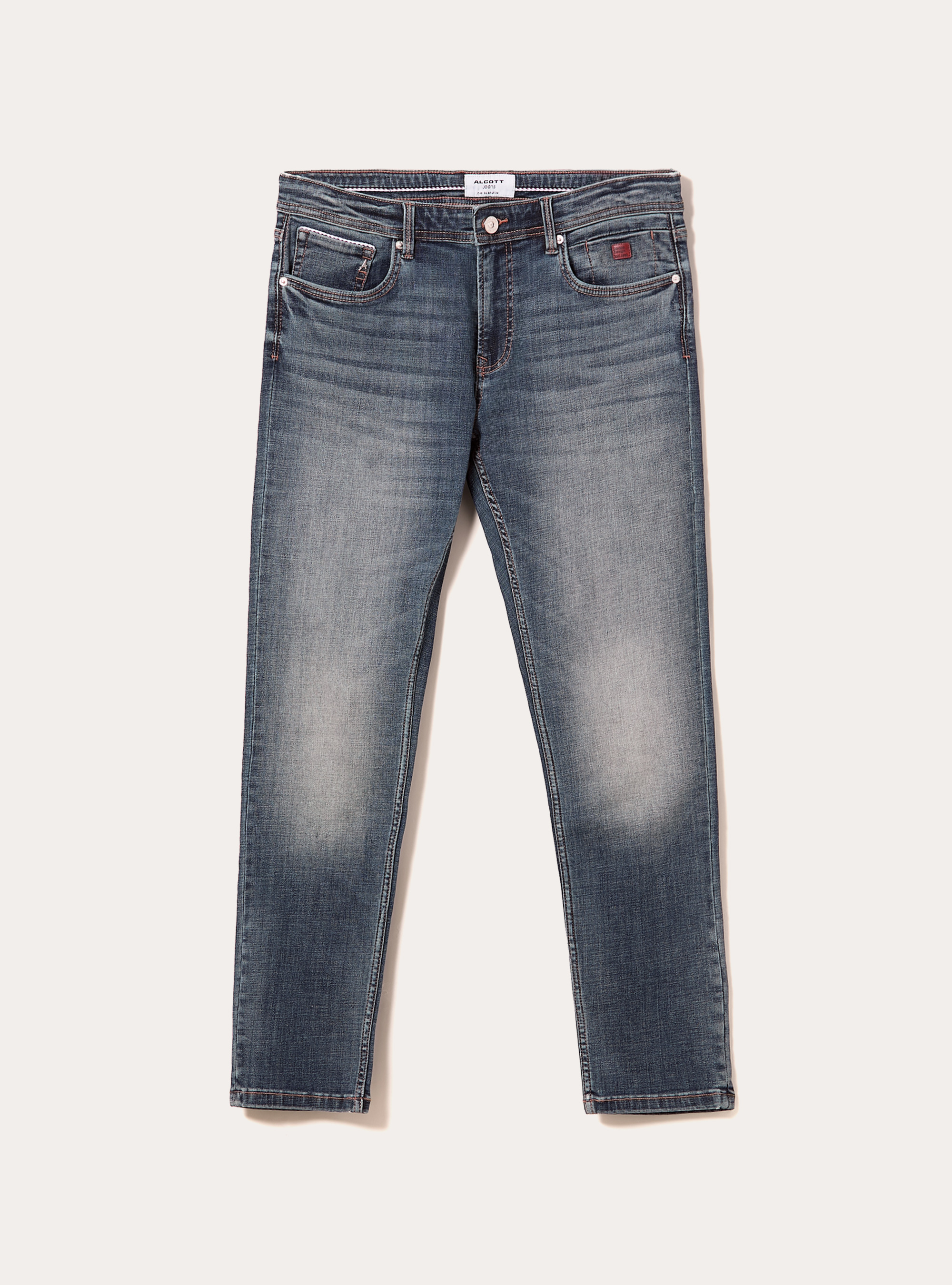 Vaqueros pitillo, D002 MEDIUM DARK BLUE