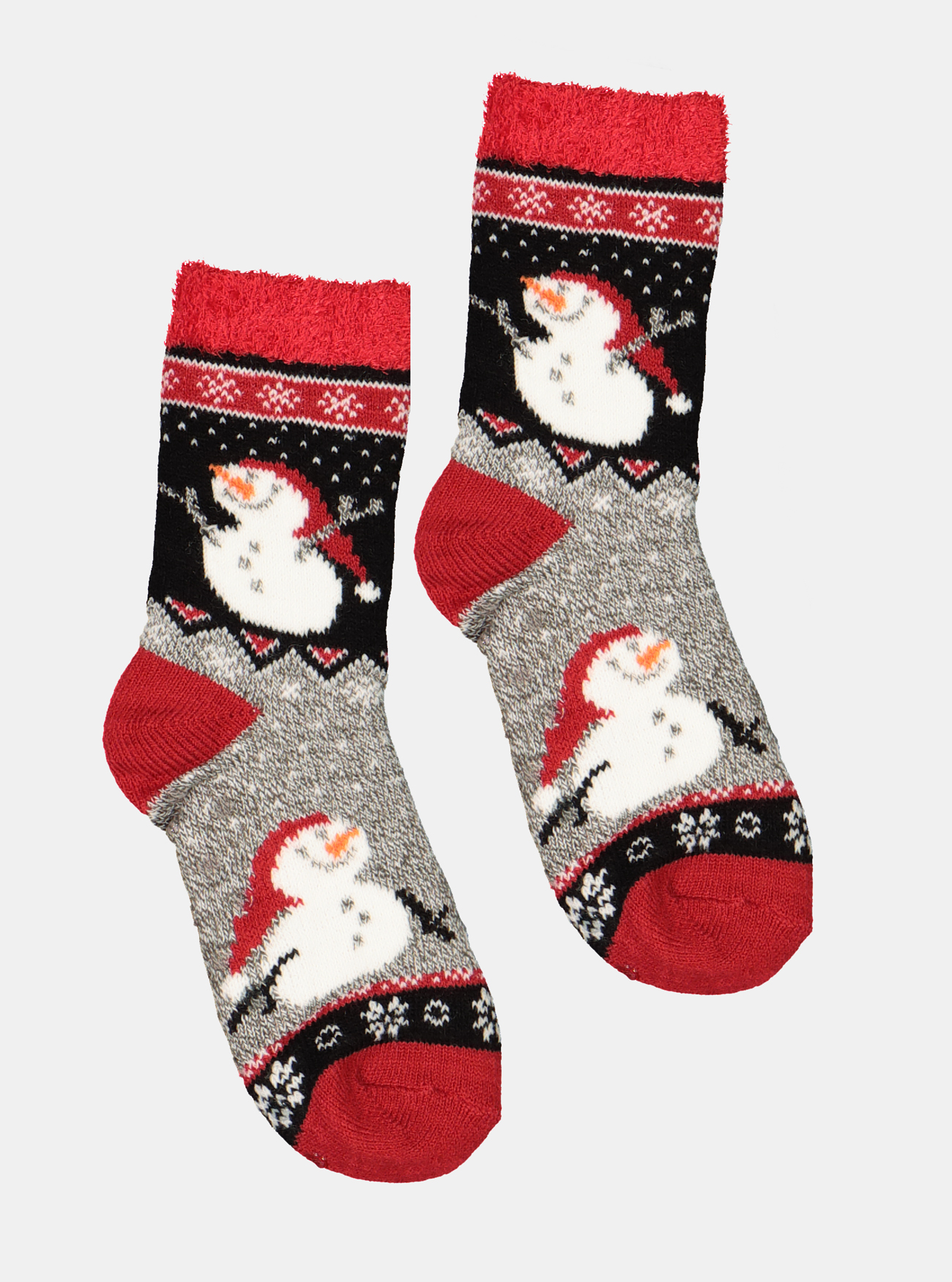 Calzini natalizi, BLACK/RED B79