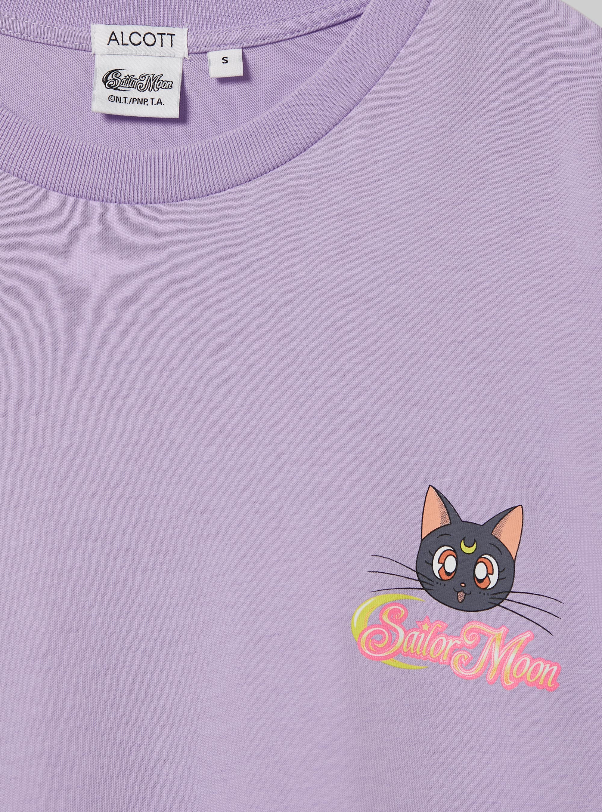 Sailor Moon / Alcott T-shirt, LC2 LILLAC MEDIUM