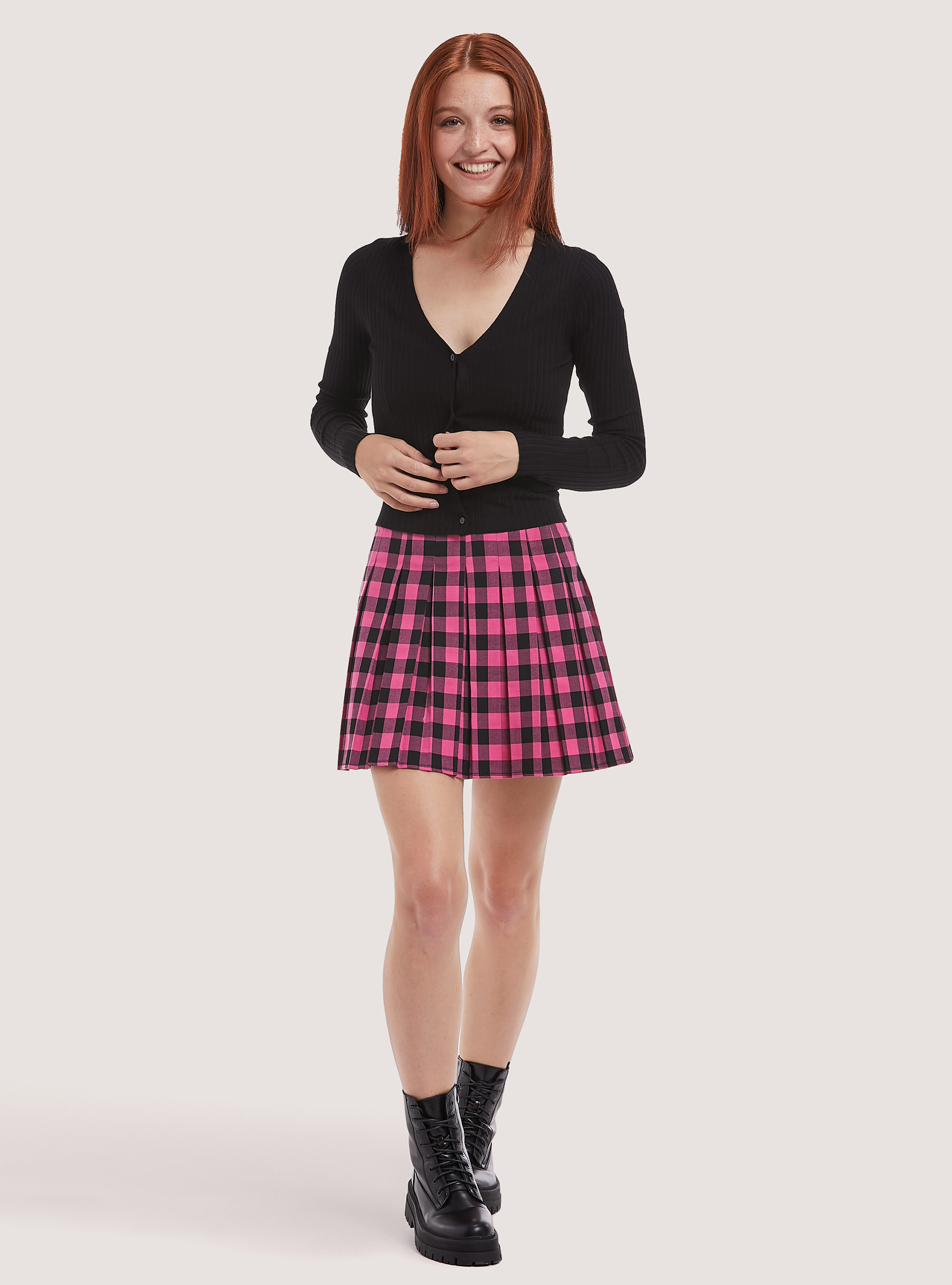 Cardigan cropped pullover cotel&eacute;, BK1 BLACK