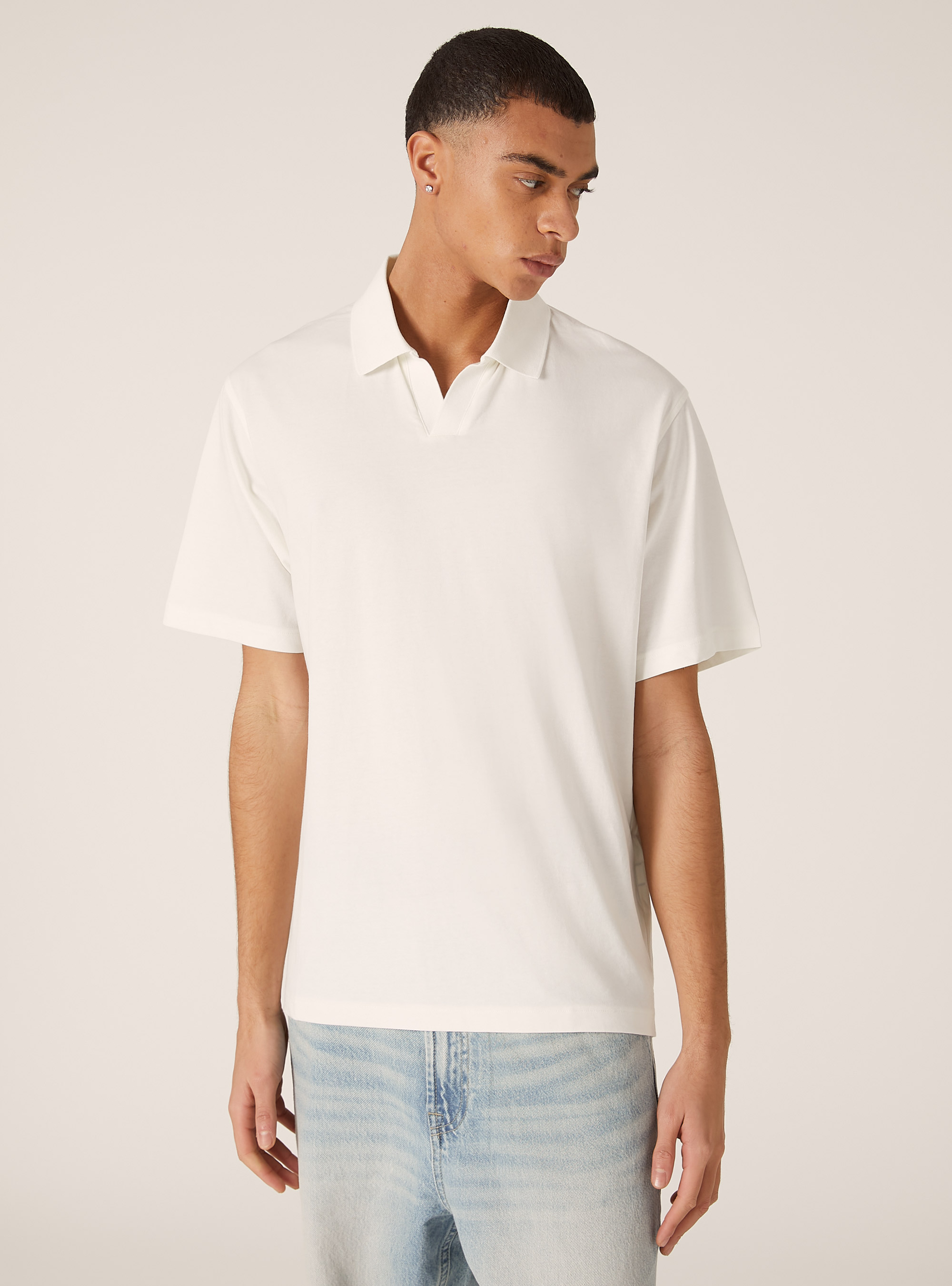 AIRes jersey polo shirt, WH1 OFF WHITE