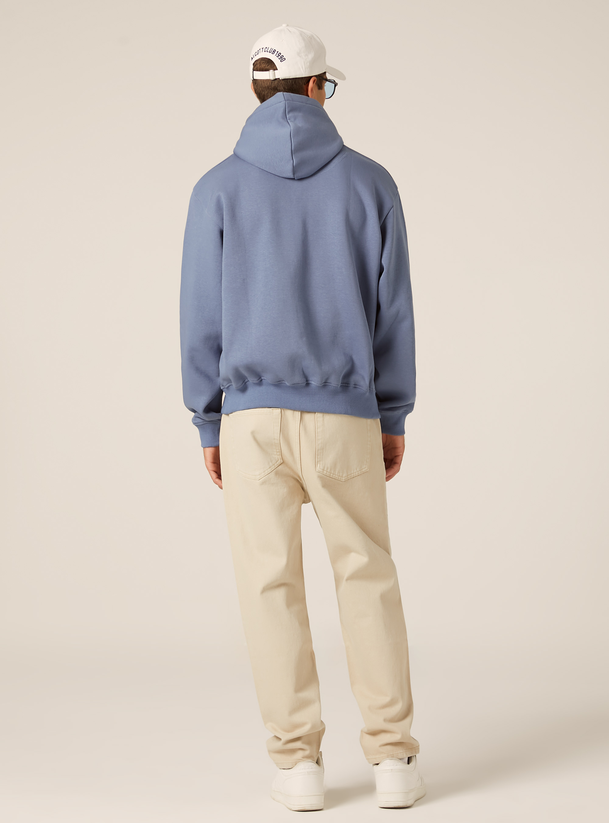 Boxy fit hoodie, IN2 INDIGO MEDIUM