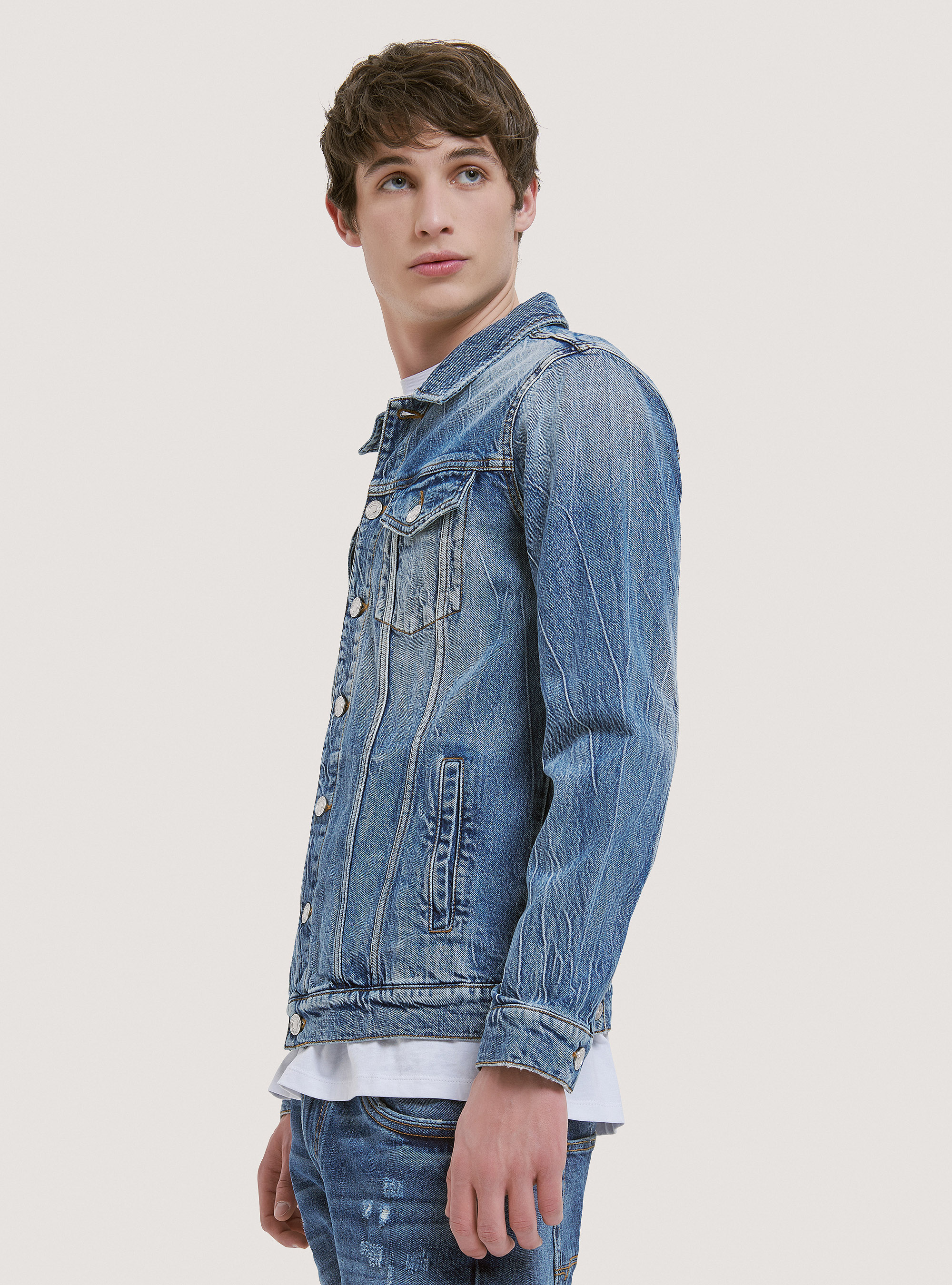 Giacca jeans alcott sales