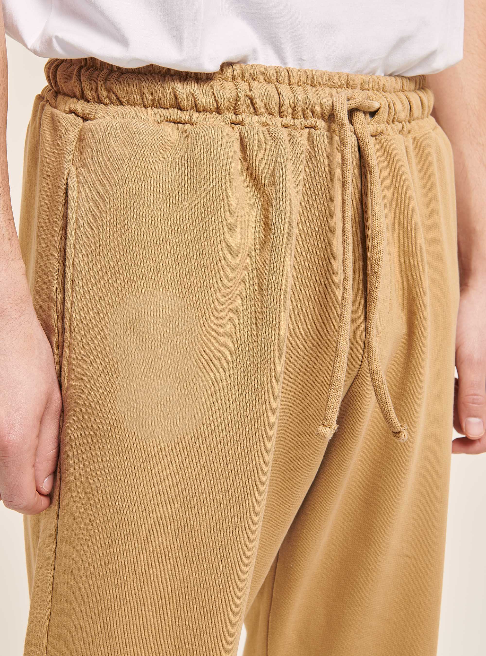 Pantalones jogger de algodón, C5507 TOBACCO