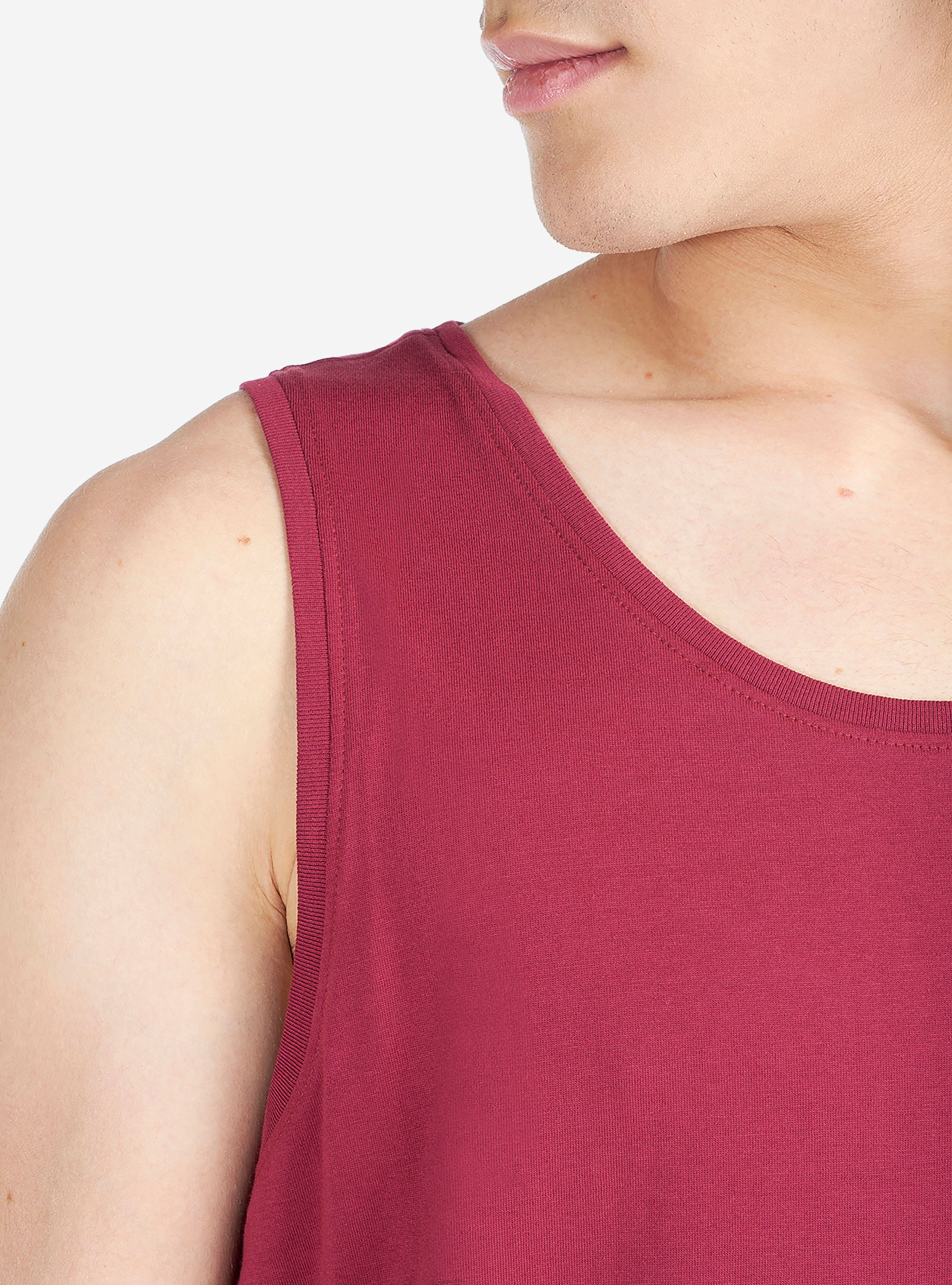 Canotta basic, C076 BORDEAUX