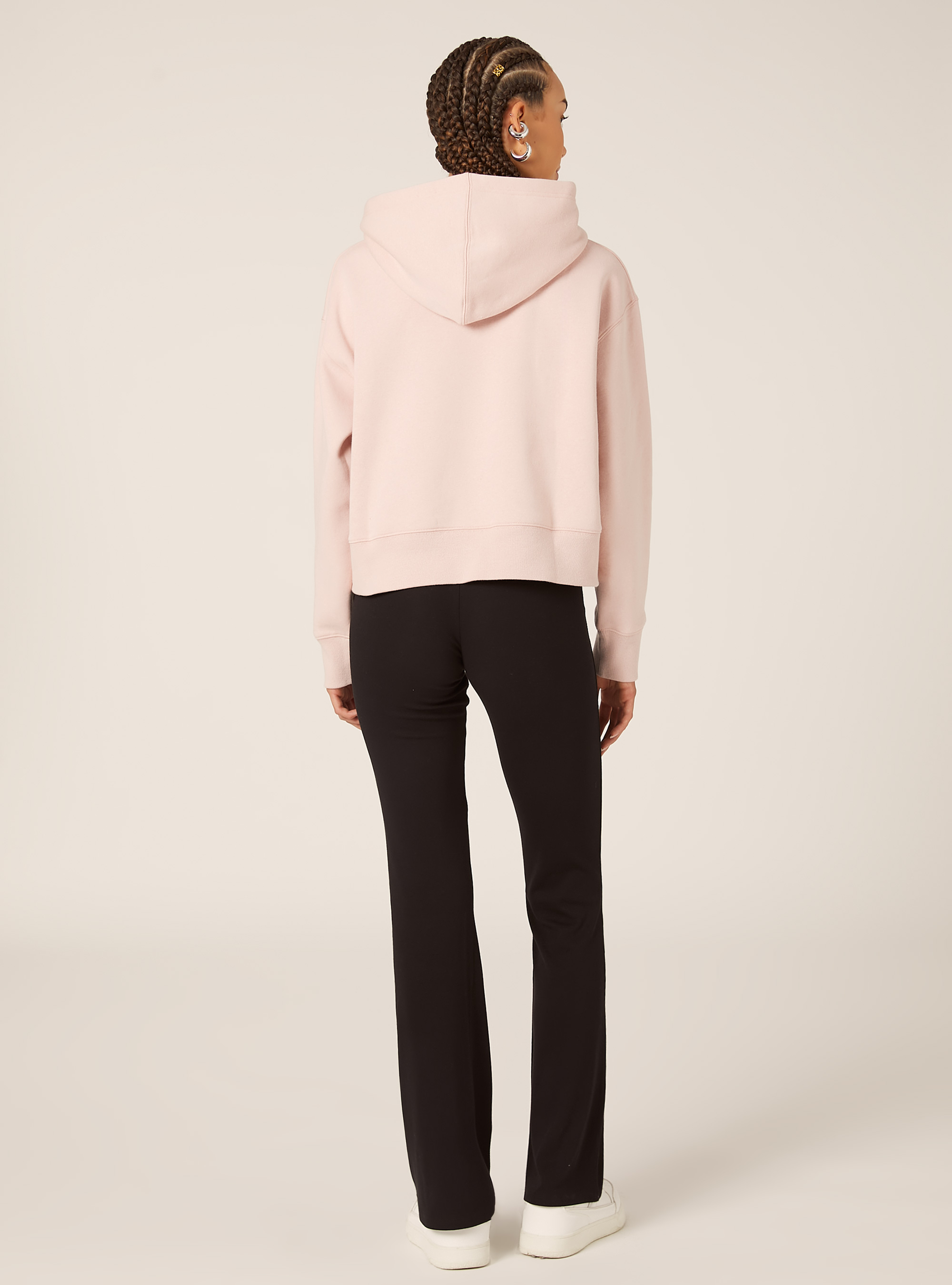 Boxy fit hooded sweatshirt, PK2 PINK MEDIUM