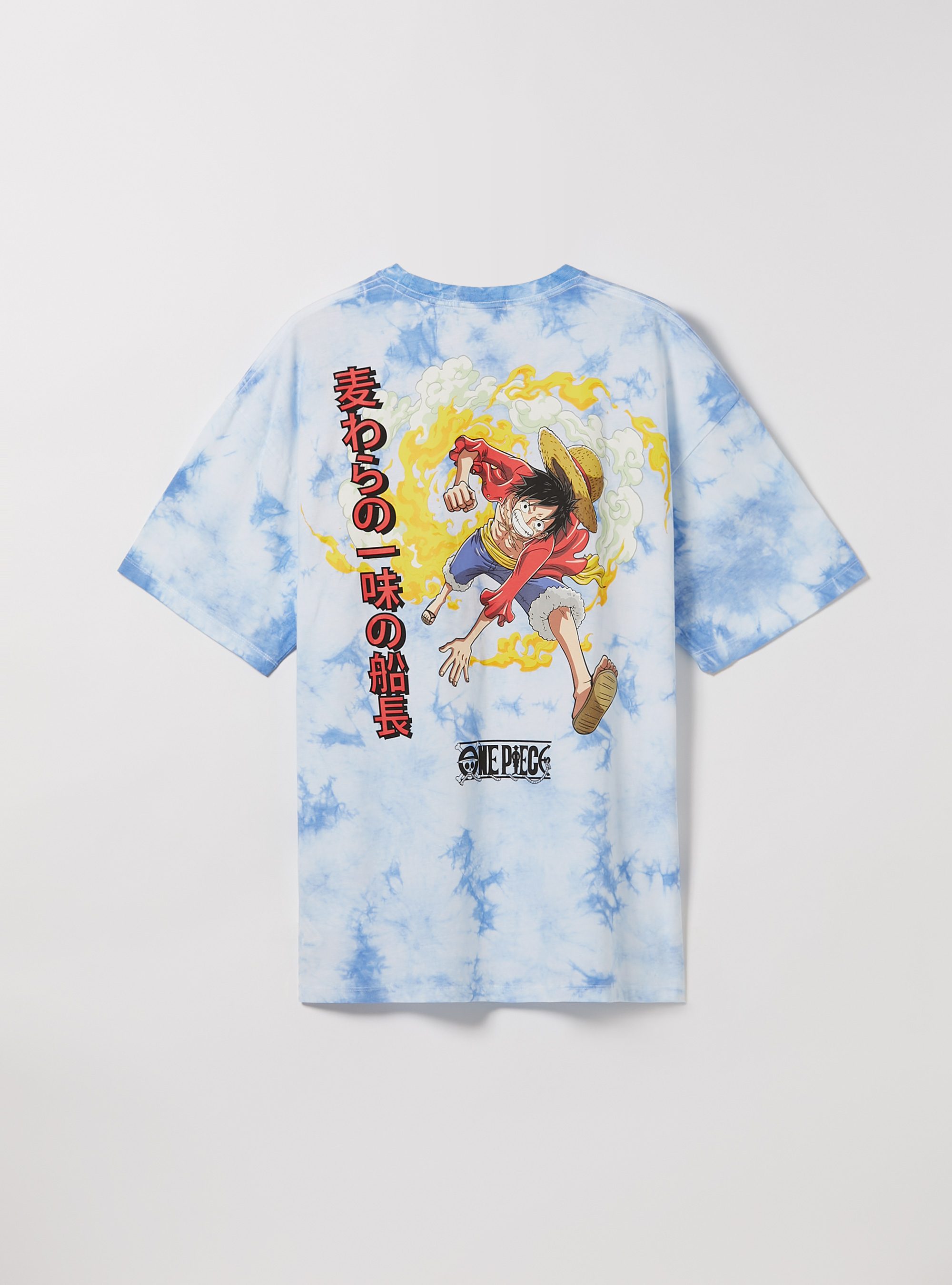 One Piece / Alcott oversized tie-dye T-shirt, WH3 WHITE