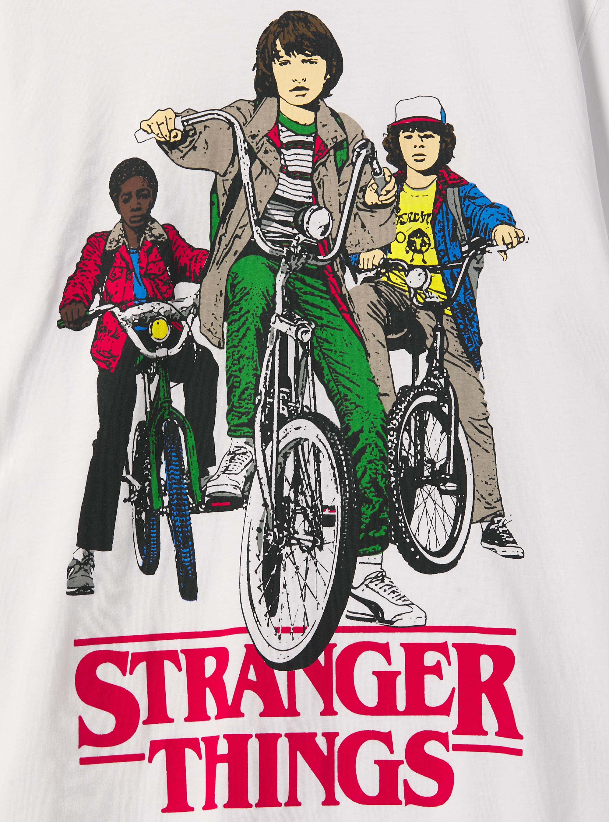 Stranger Things / Alcott T-shirt, WH3 WHITE