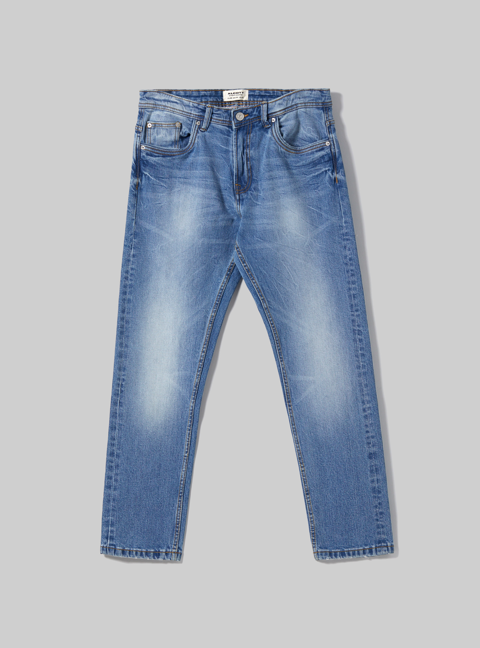 Slim fit jeans, D004 MEDIUM LIGHT BLUE