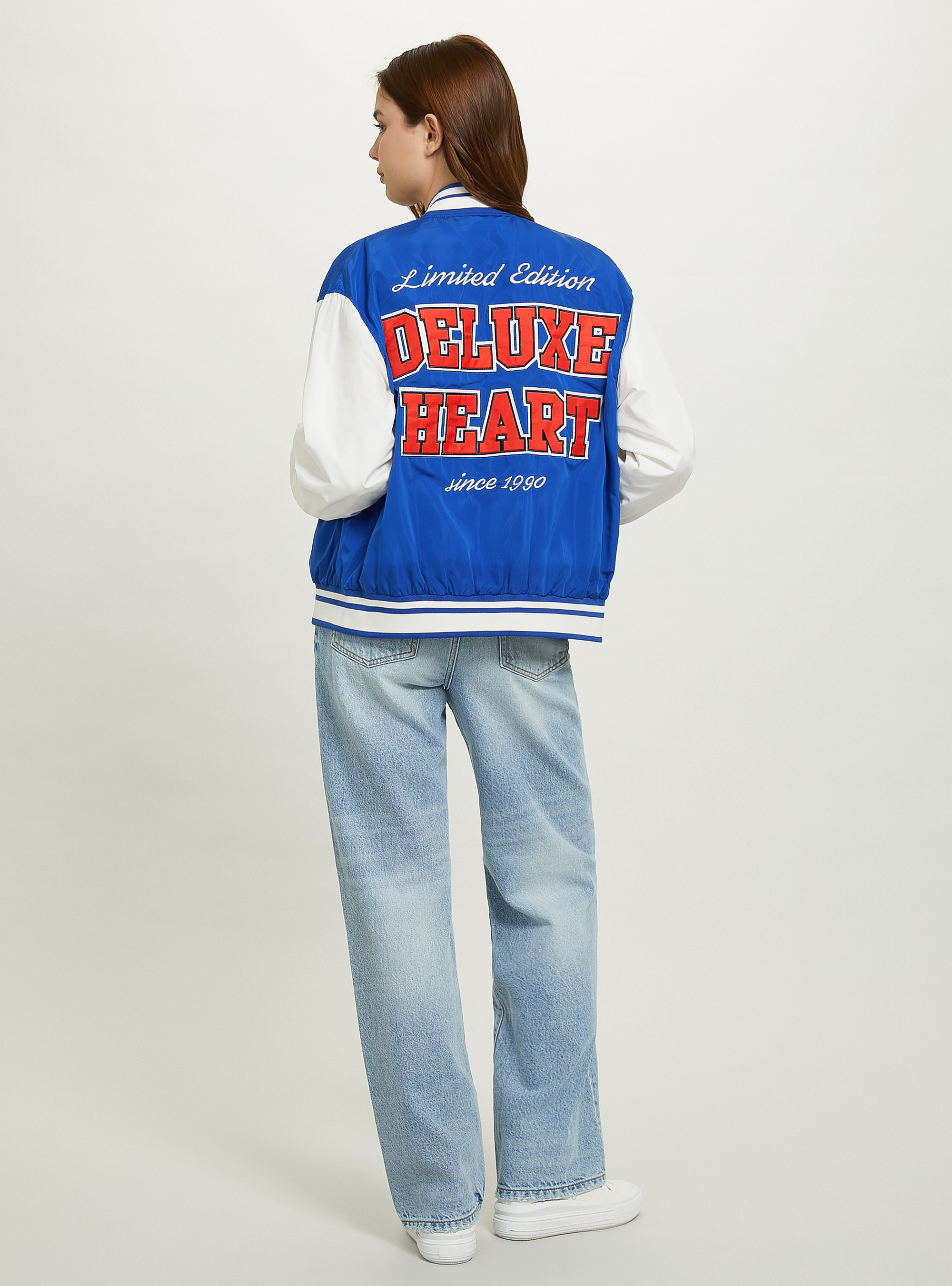 Blouson bombardier avec &eacute;cusson de l'universite, RY2 ROYALE MEDIUM