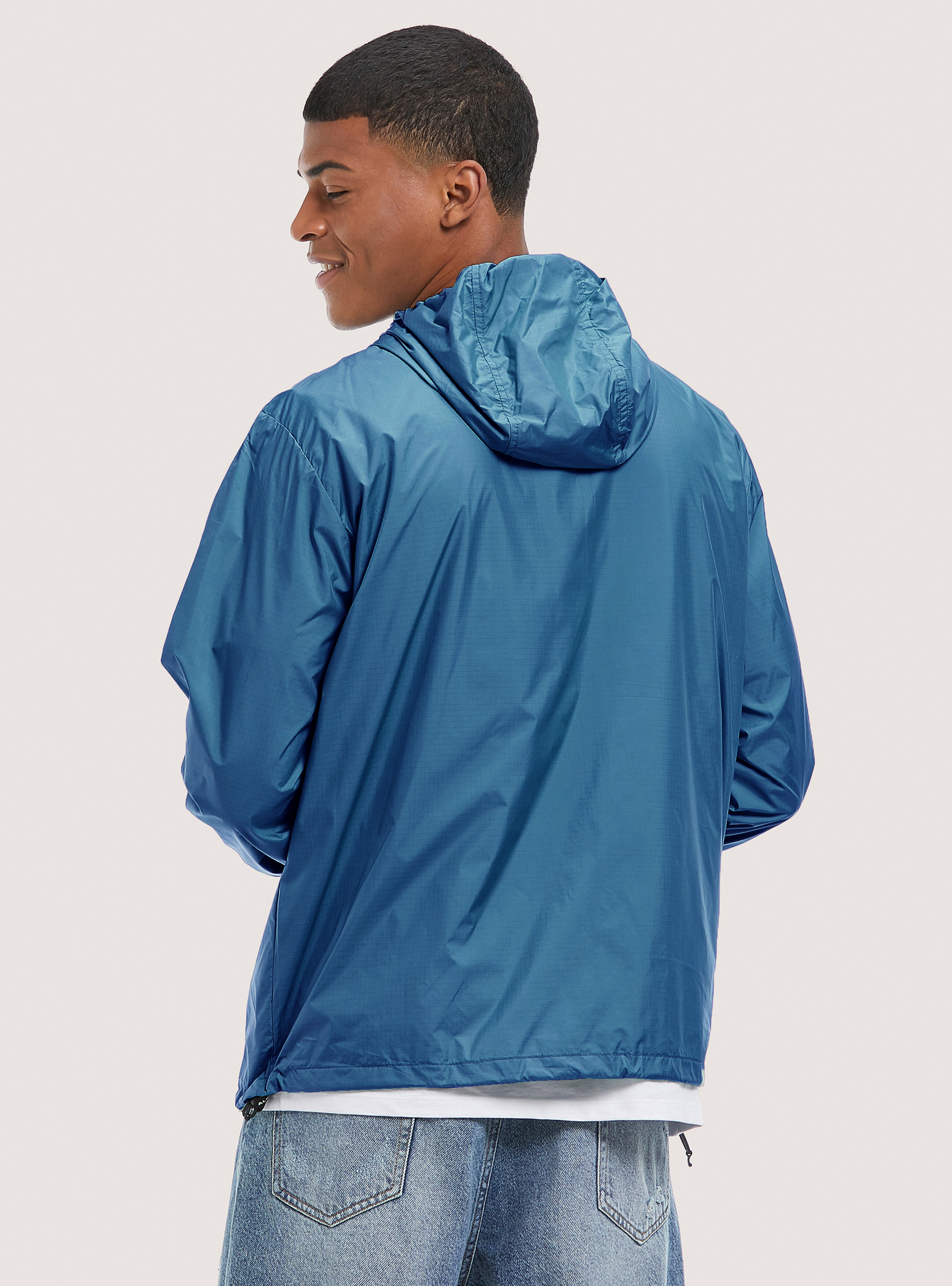 Lightweight windproof jacket, C1238 AZZURRE