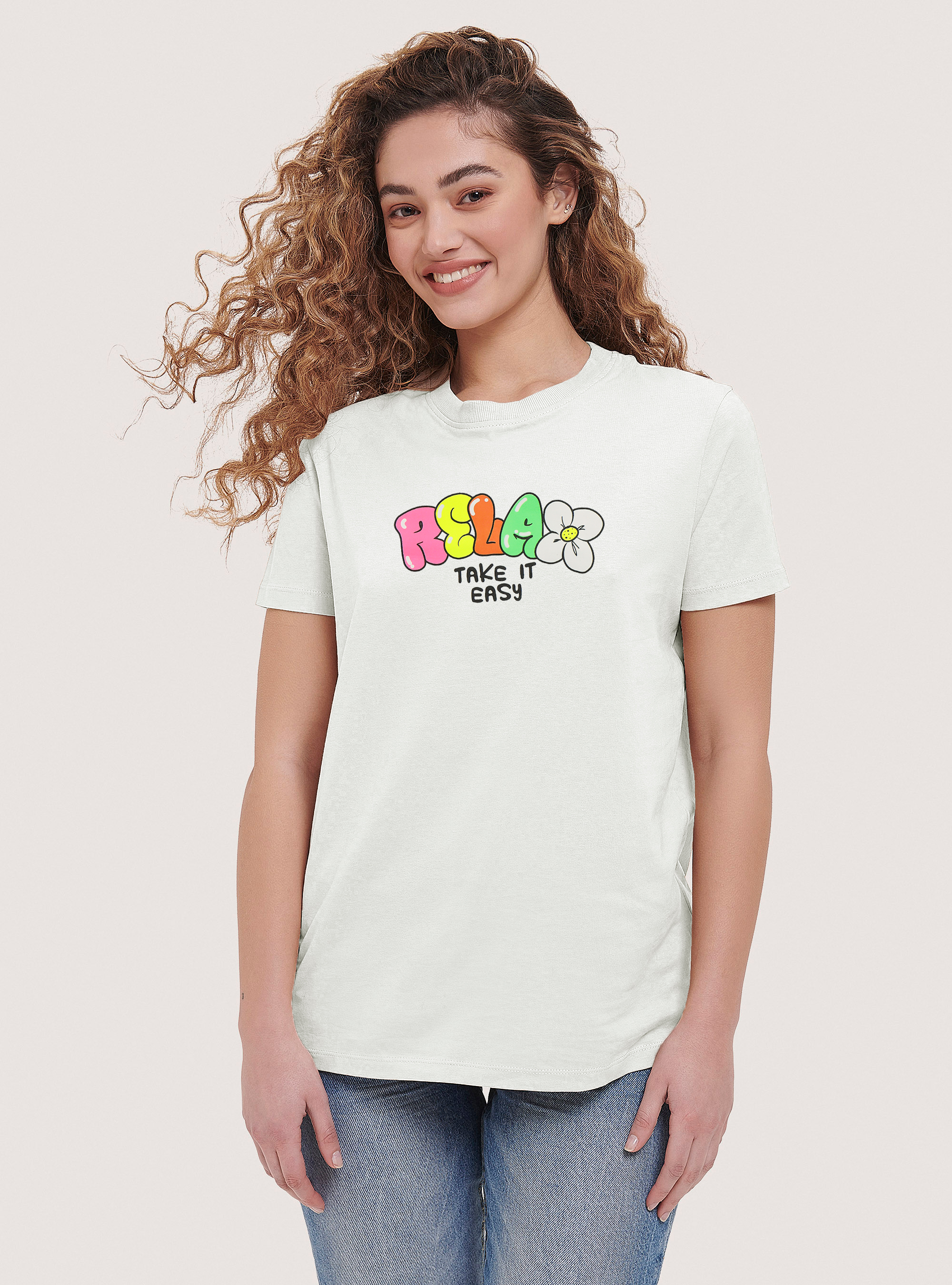 T-shirt avec impression Fancy Collection, WH2 WHITE