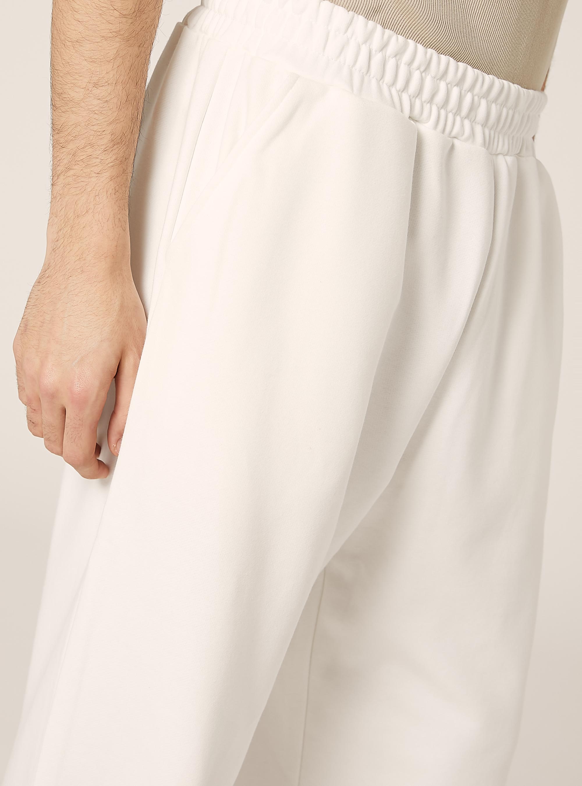 Locker geschnittene Pl&uuml;schhose, WH2 WHITE