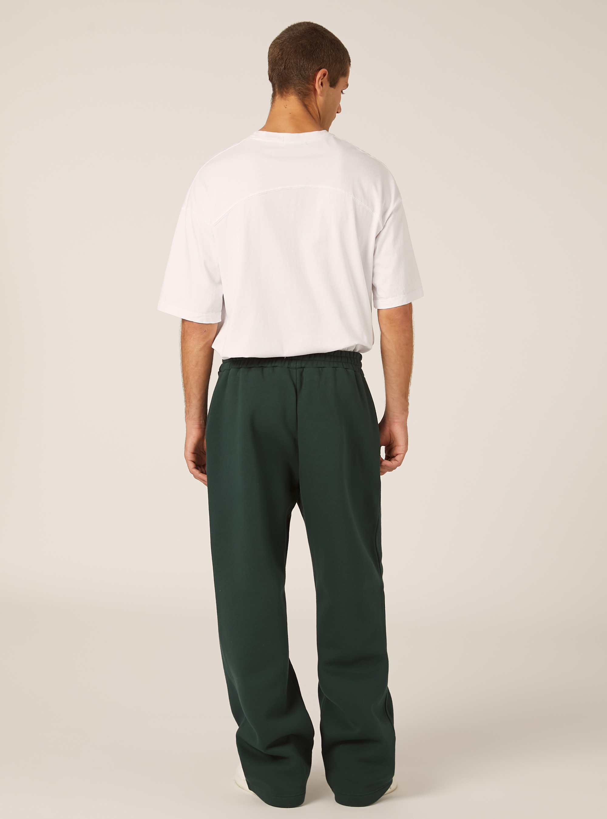 Loose-Fit-Hose aus Sweatshirtstoff, GN1 GREEN DARK