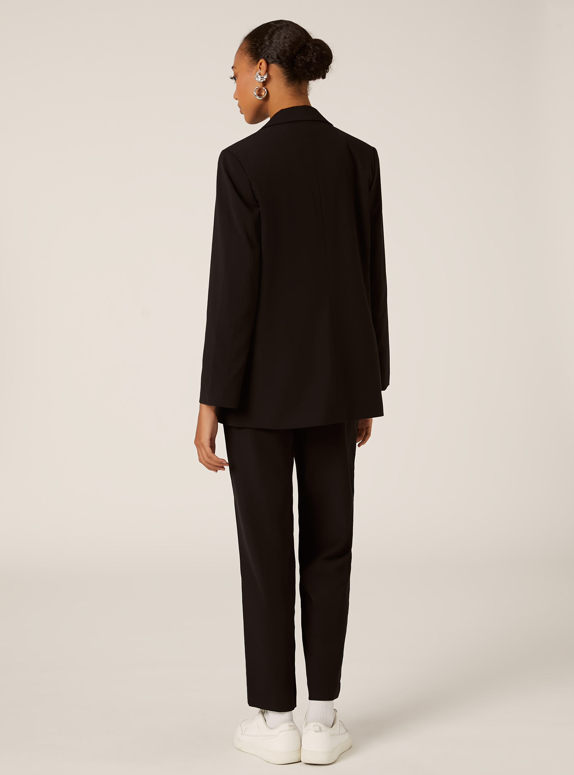 Blazer abierto de sastrería, BK1 BLACK