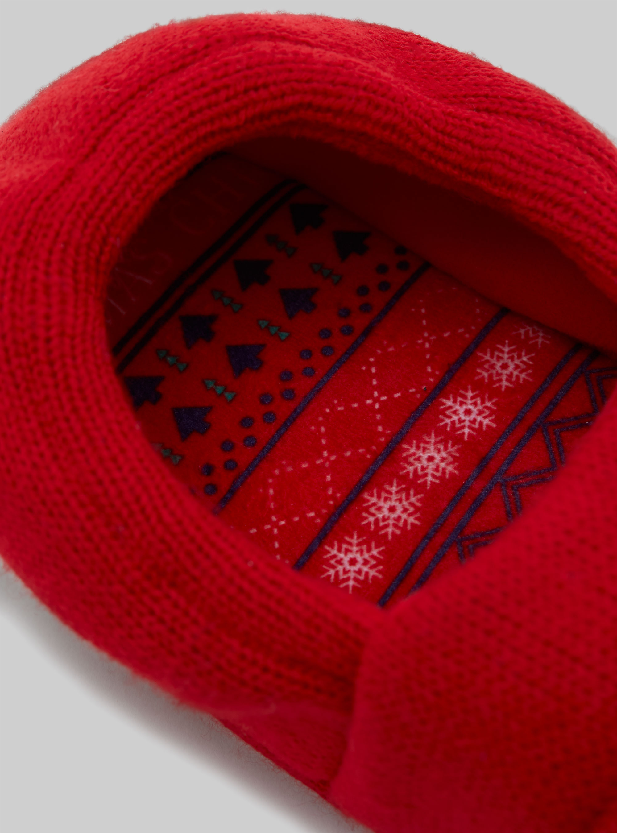 Xmas Collection Slippers, RD2 RED MEDIUM