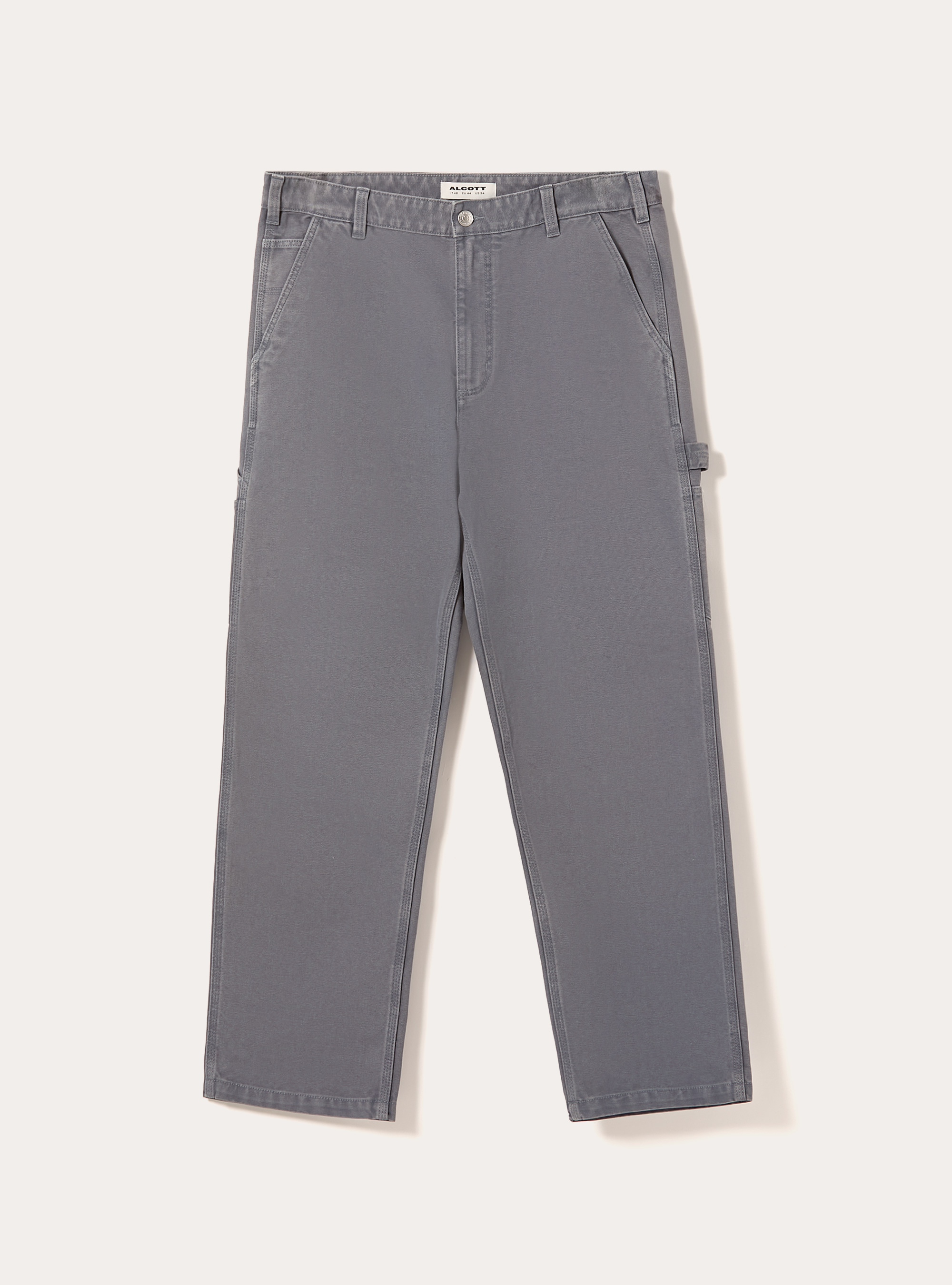 Carpenter canvas pants, AZ2 AZURE MEDIUM