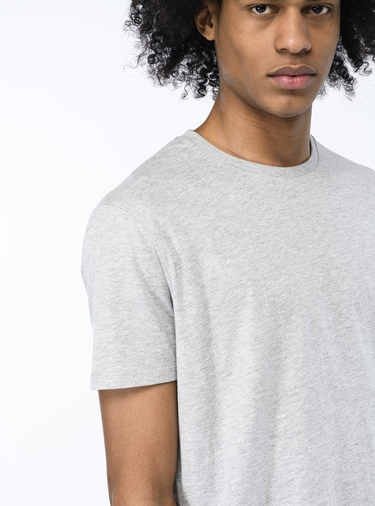 T-shirt tinta unita, C143 LIGHT GREY M