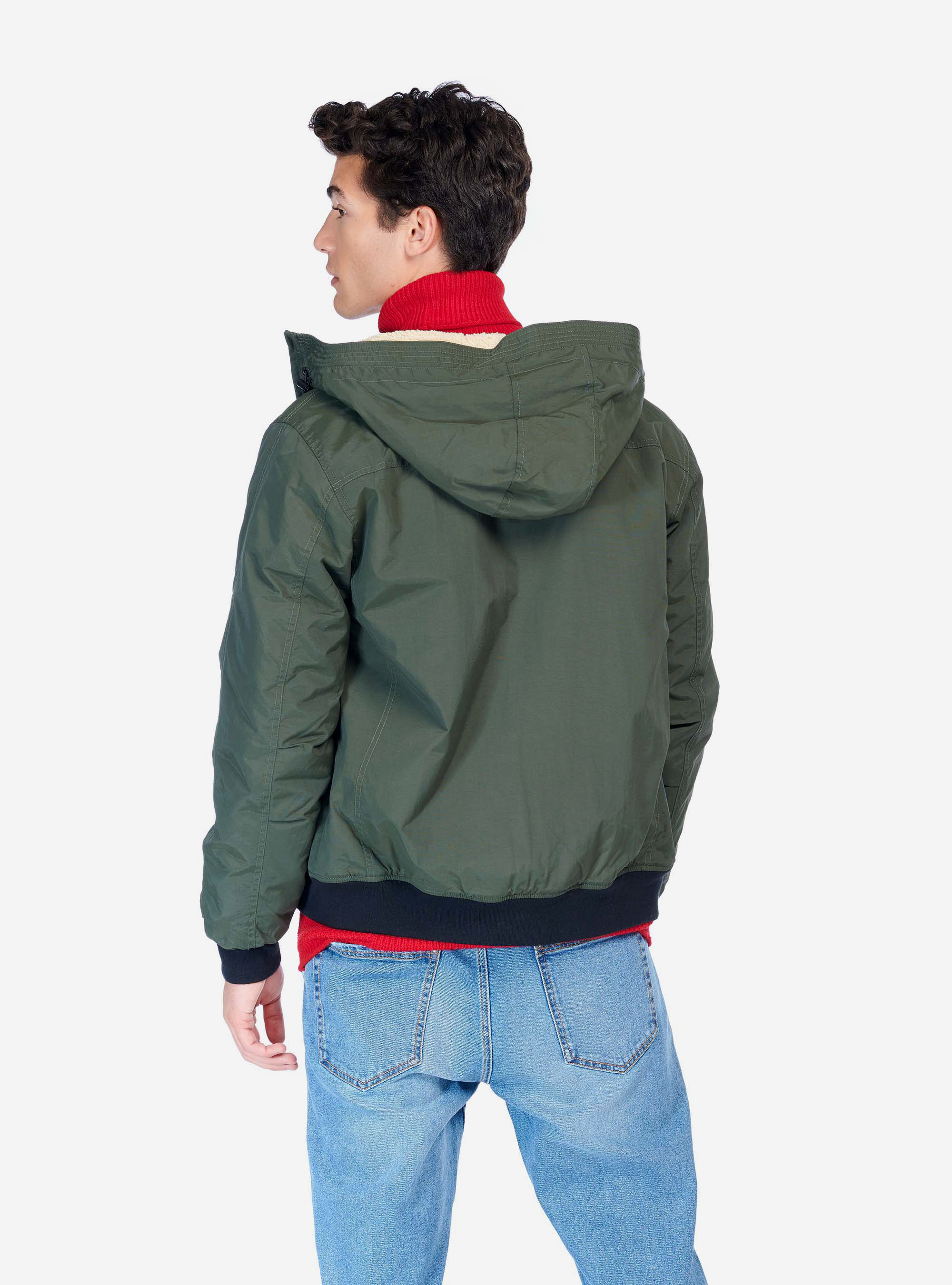 Blouson  à capuche, C6677 KAKY