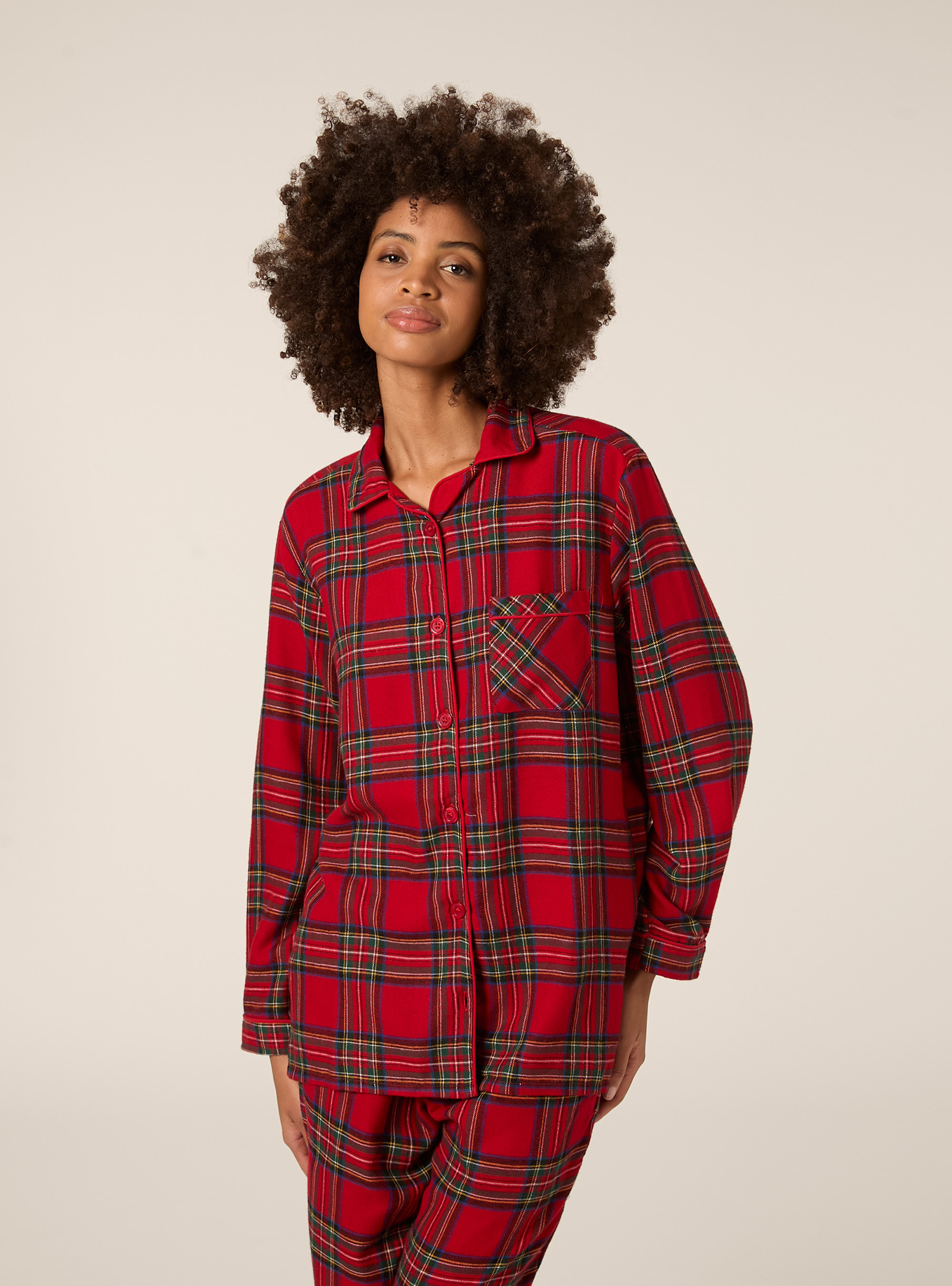 Pijama de tartán Christmas Family Collection, RD2 RED MEDIUM