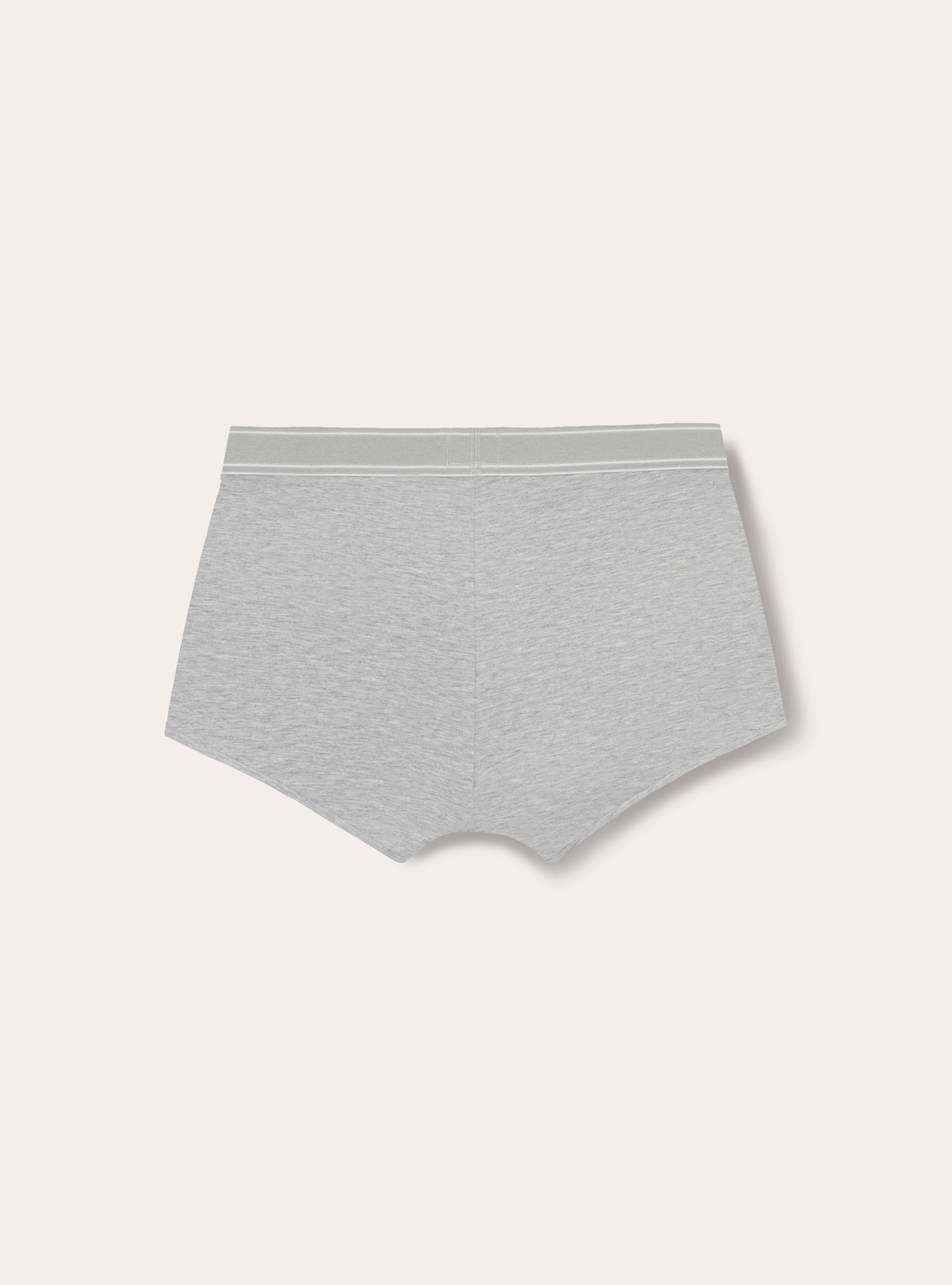 Boxer basico in jersey  elastico logato, MGY3 GREY MEL LIGHT