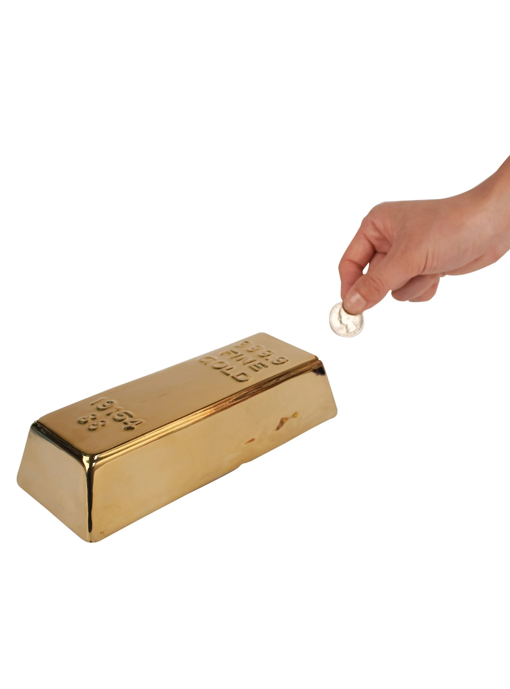 Salva monete a forma di lingotto, UNIQUE