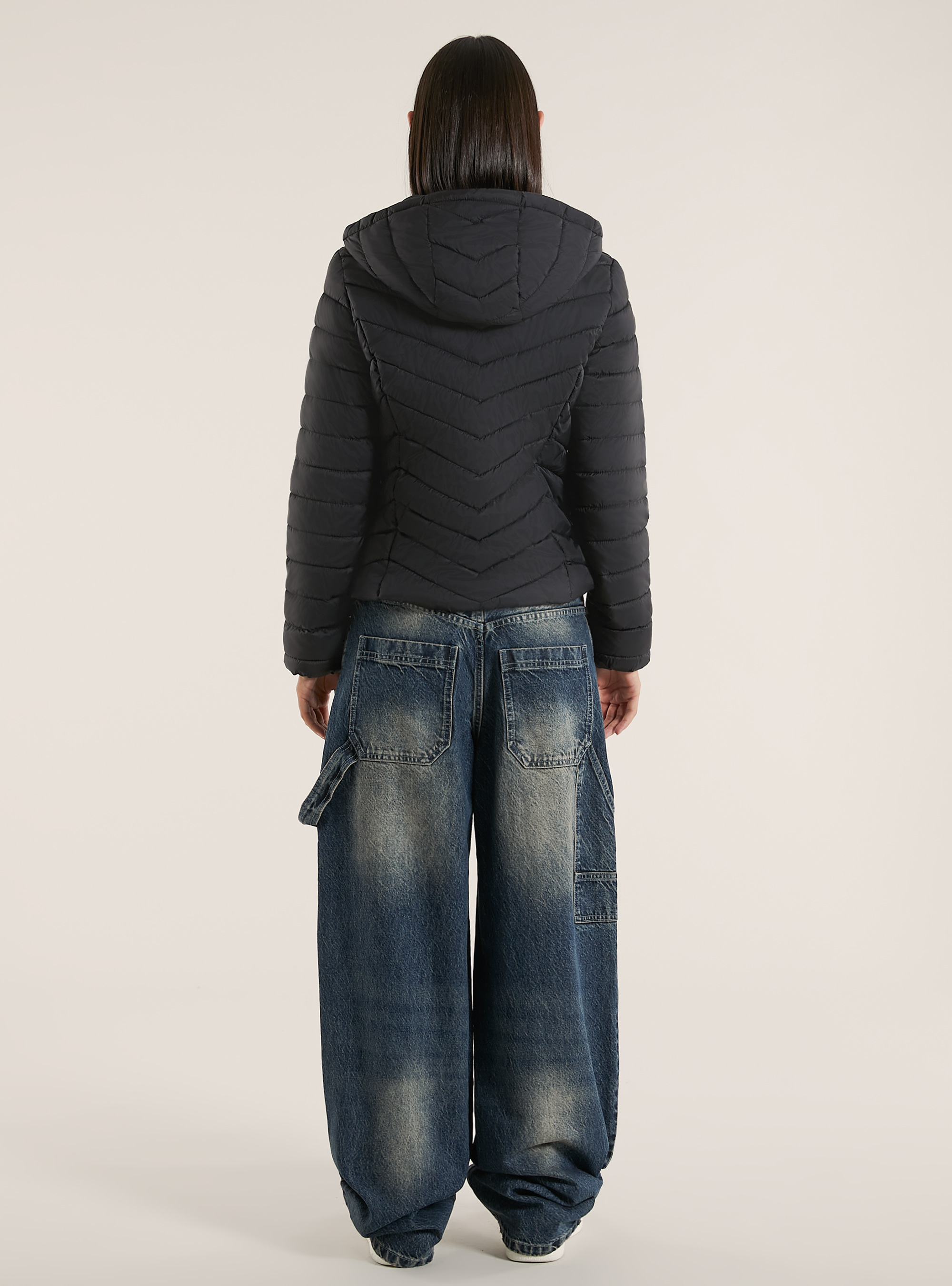 Jacket with recycled padding, BK1 BLACK