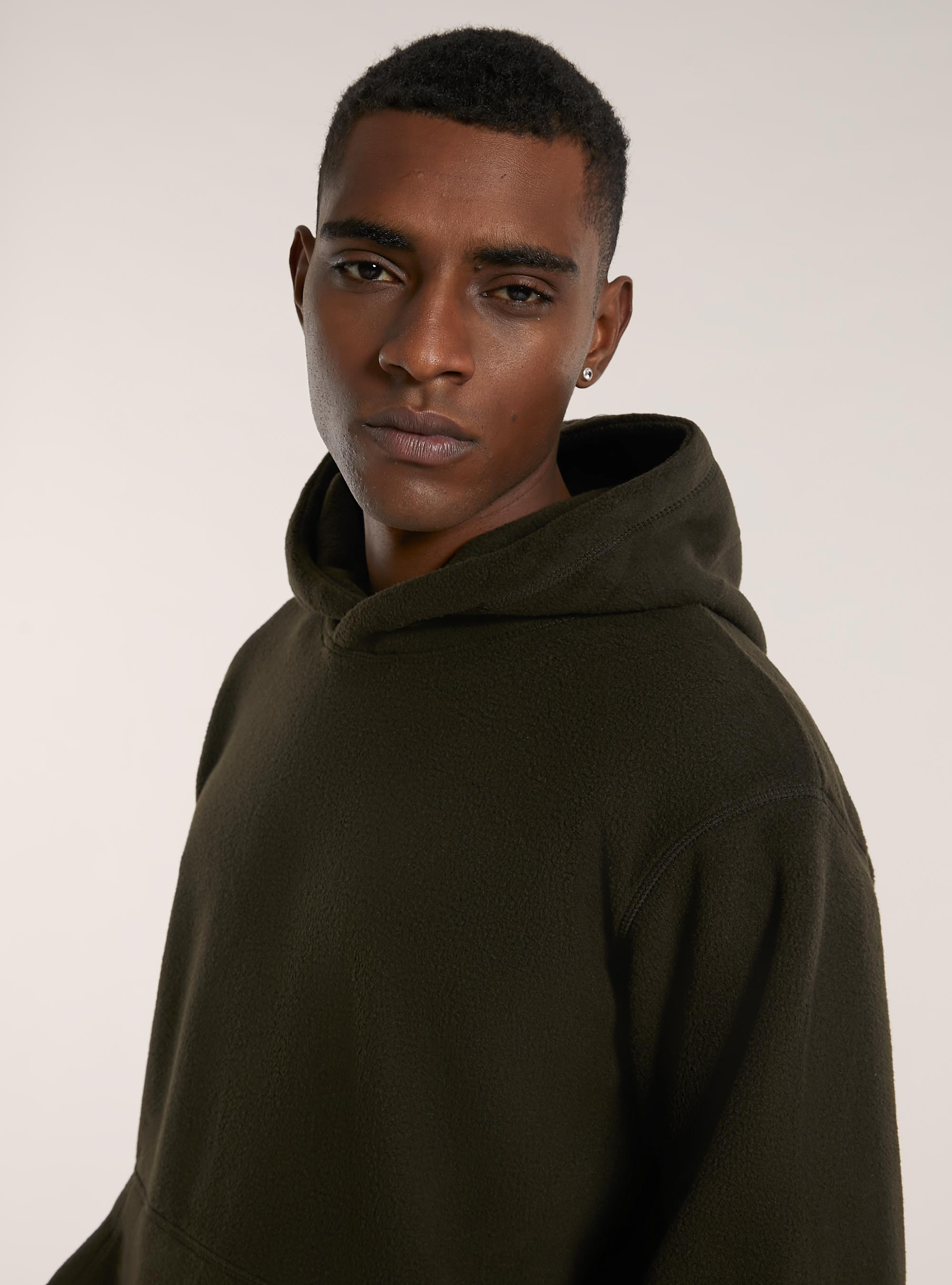 Sudadera con capucha de forro polar, KY2 KAKY MEDIUM